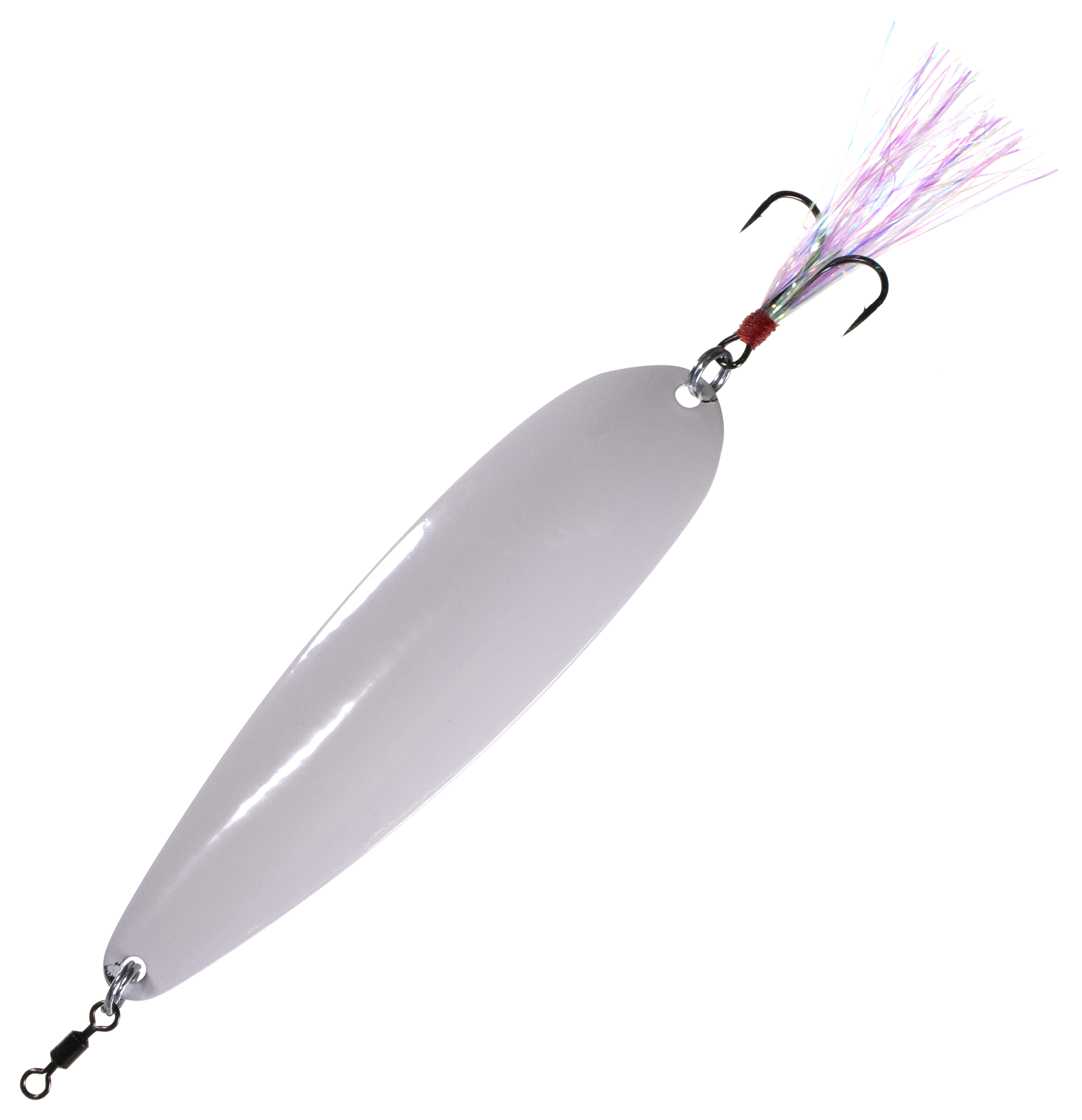 Nichols Lures Lake Fork Flutter Spoon - 4'' - 3/4 oz. - Snow White