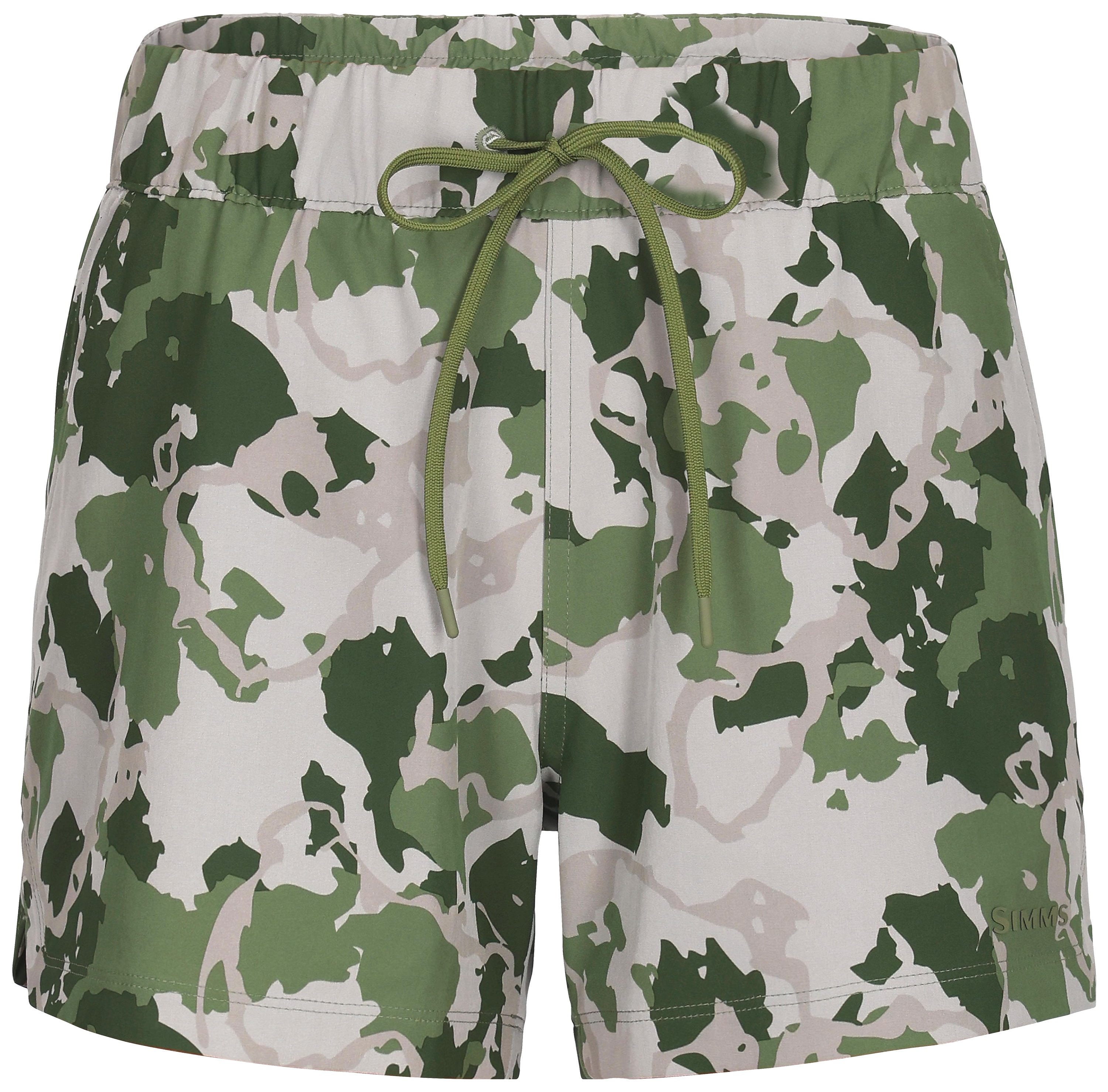 Image of Simms Seamount Shorts for Ladies - Regiment Camo Clover