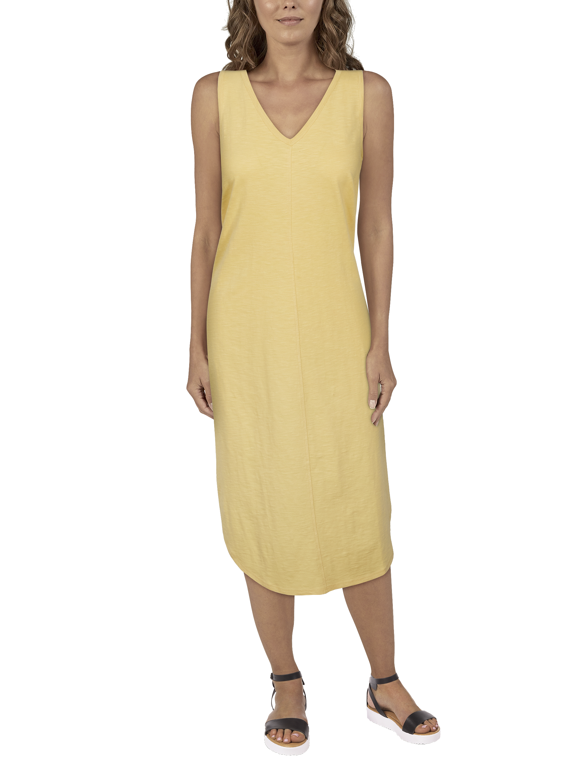 NATURAL REFLECTIONS Midi Tank Dress