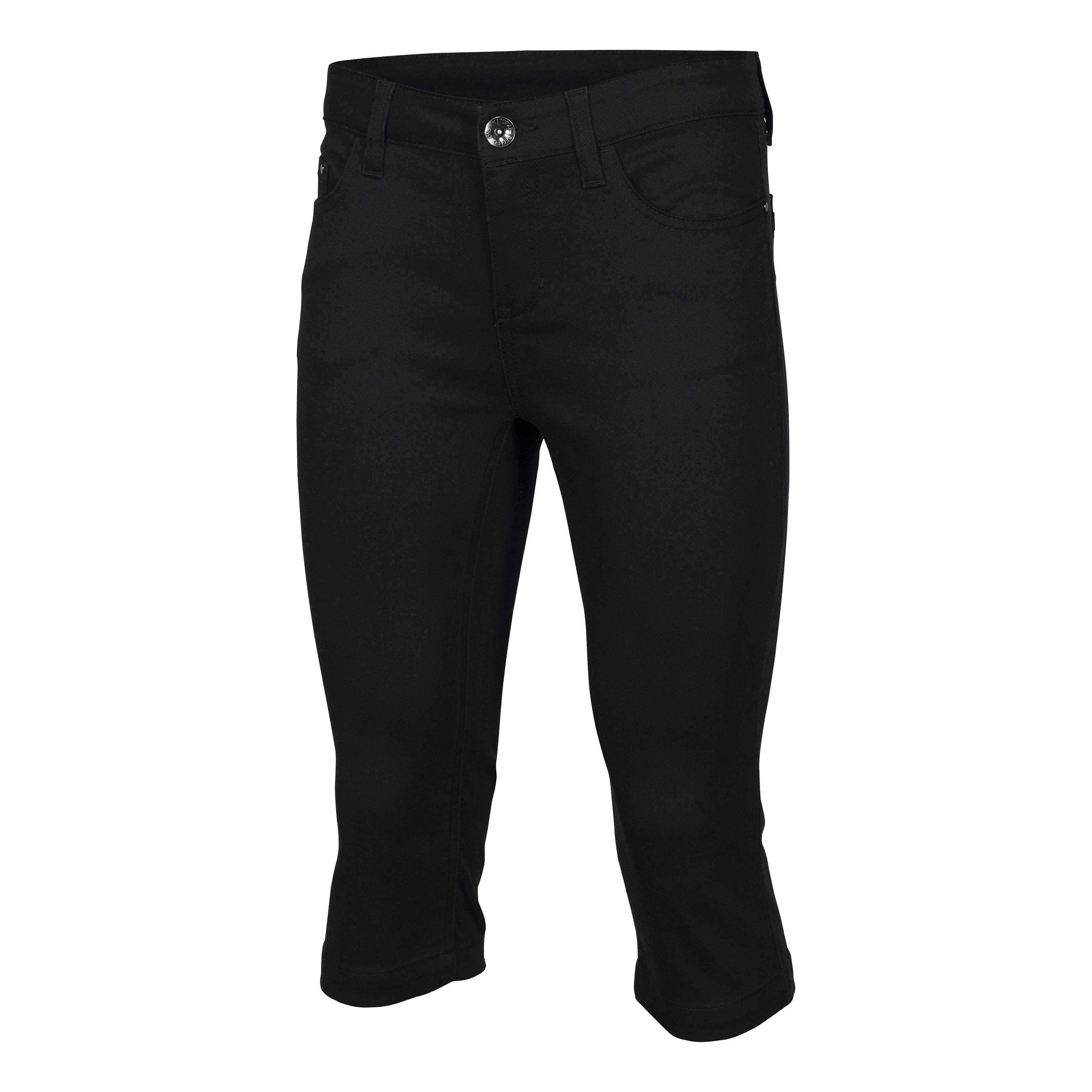 Natural Reflections Campside 5-Pocket Skimmer Capris for Ladies - Anthracite - 18