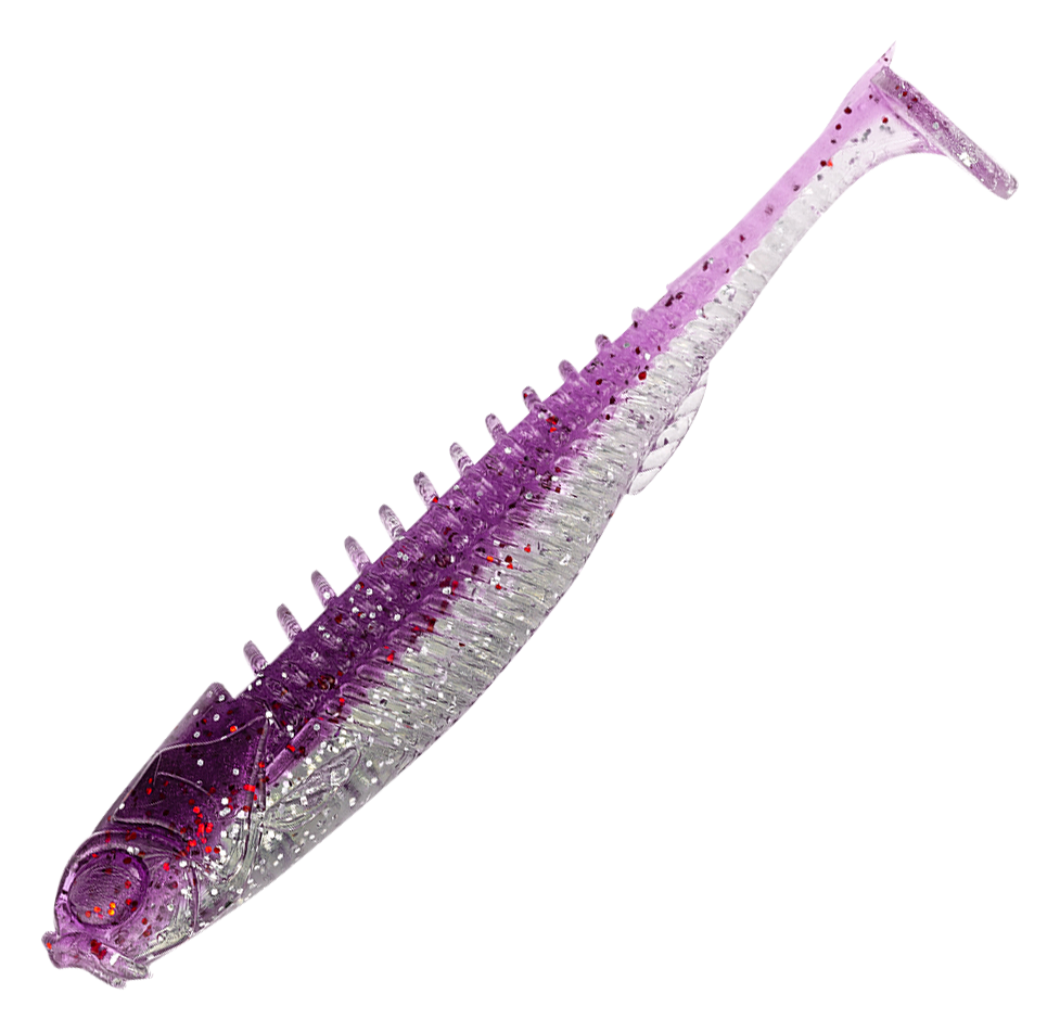 Image of Northland Fishing Tackle Eye-Candy Paddle Shad - Purple Shad