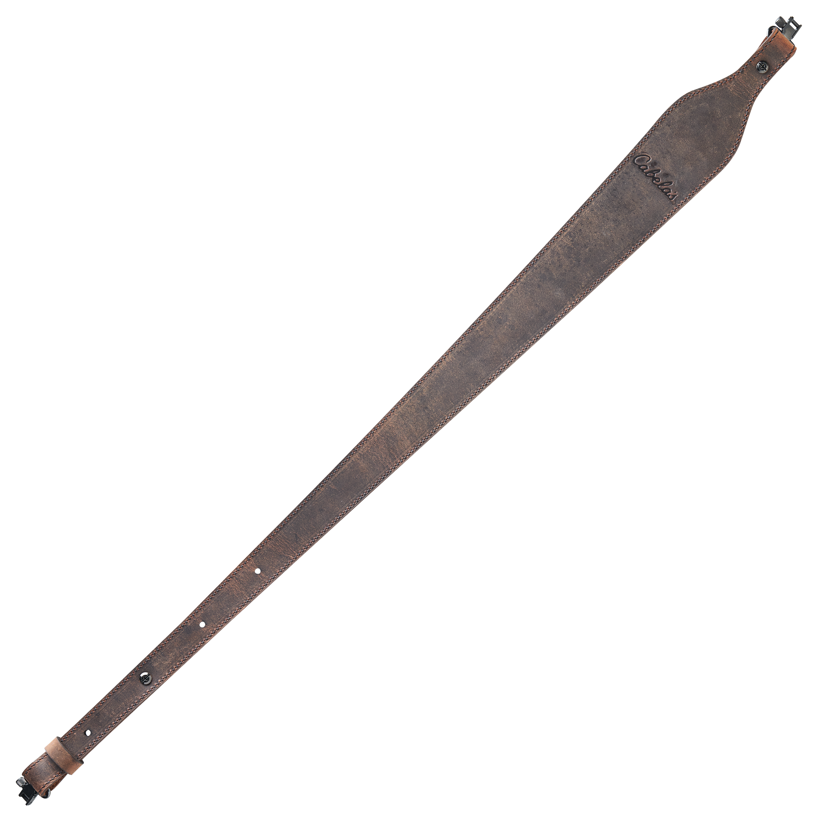 Cabela's Adjustable Leather Gun Sling - Brown - Cabela's