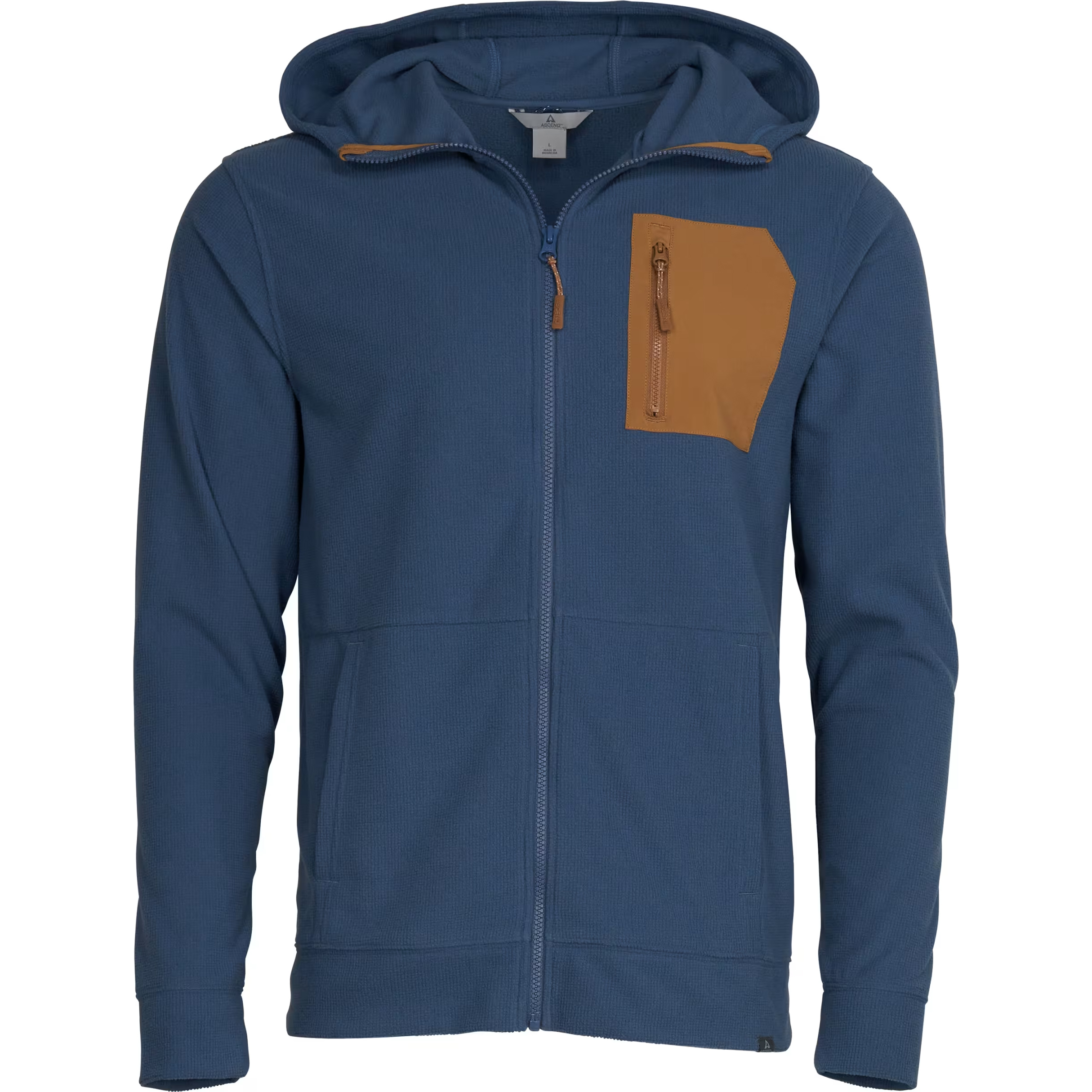 ASCEND Grid Fleece Hooded Jacket