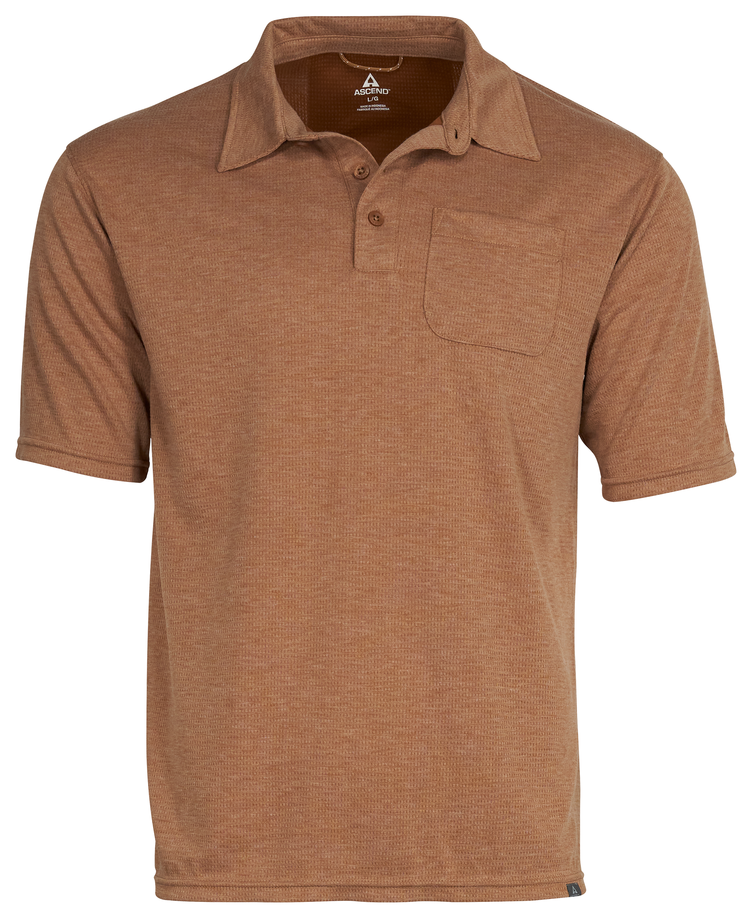 ASCEND Knit Short-Sleeve Polo for Men