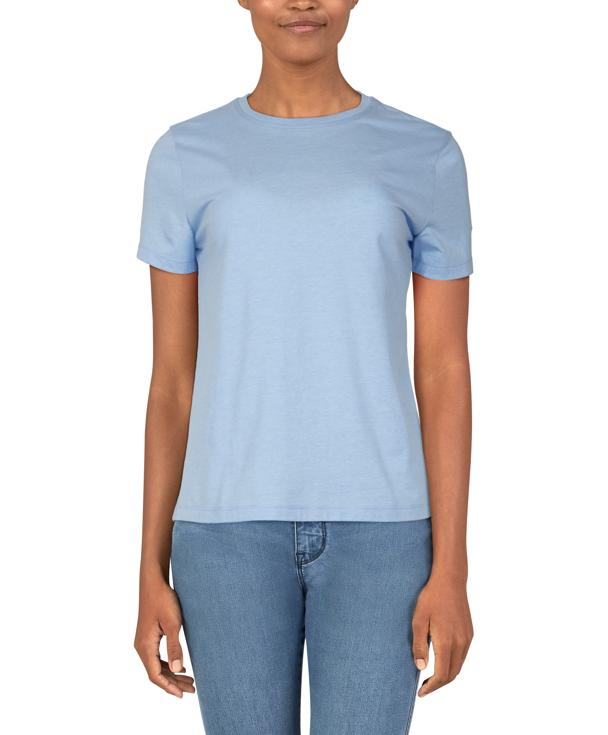 Image of Natural Reflections Everyday Crew Short-Sleeve T-Shirt for Ladies - Blue Bell - S