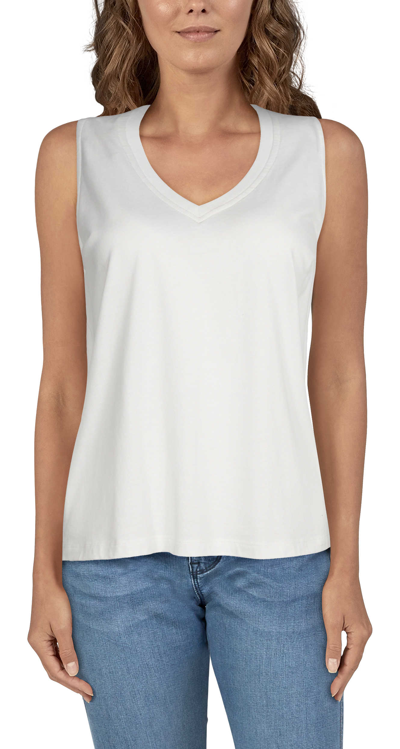 Image of Natural Reflections Everyday Tank for Ladies - Blanc De Blanc
