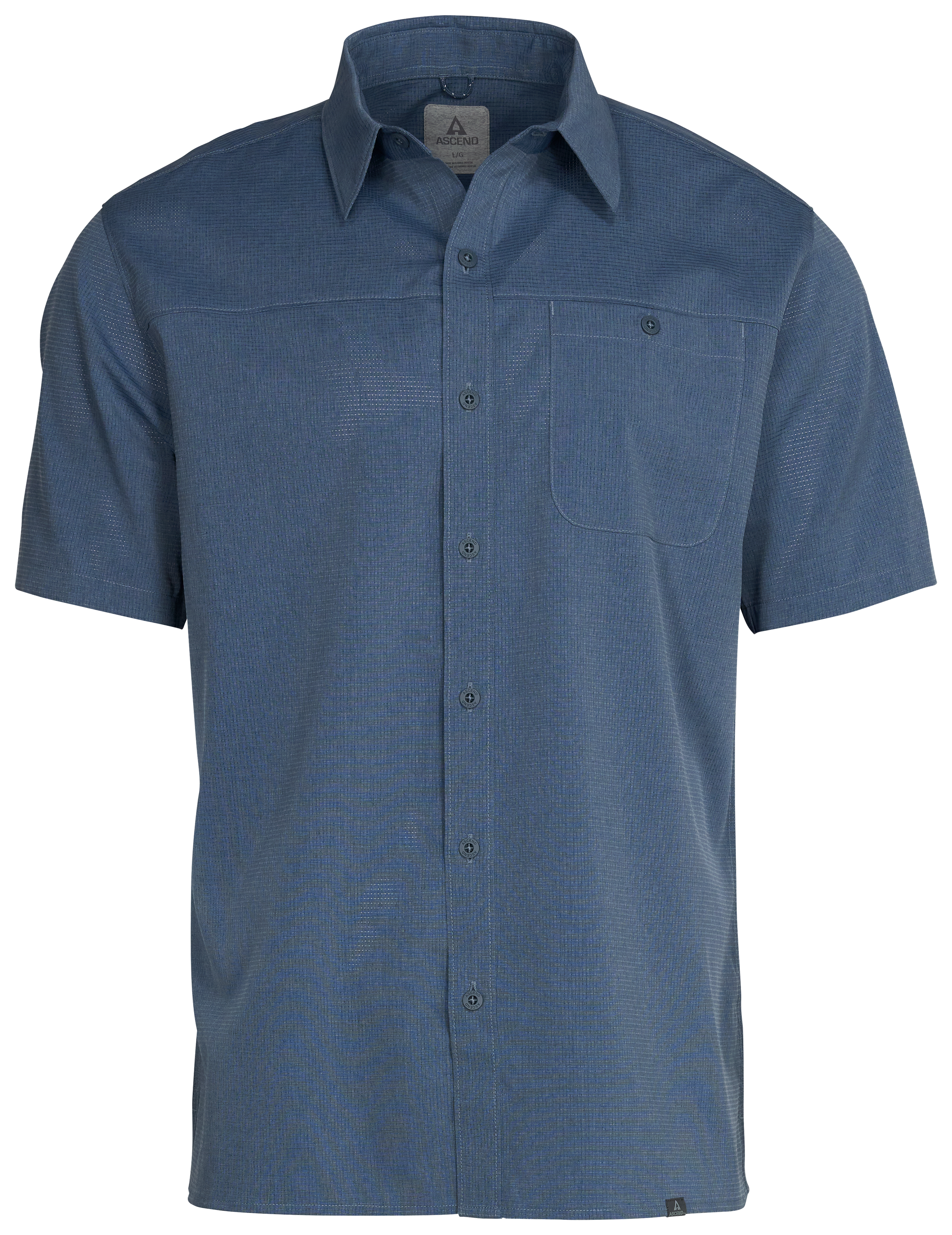 ASCEND Zephyr Button-Down Short-Sleeve Shirt for Men