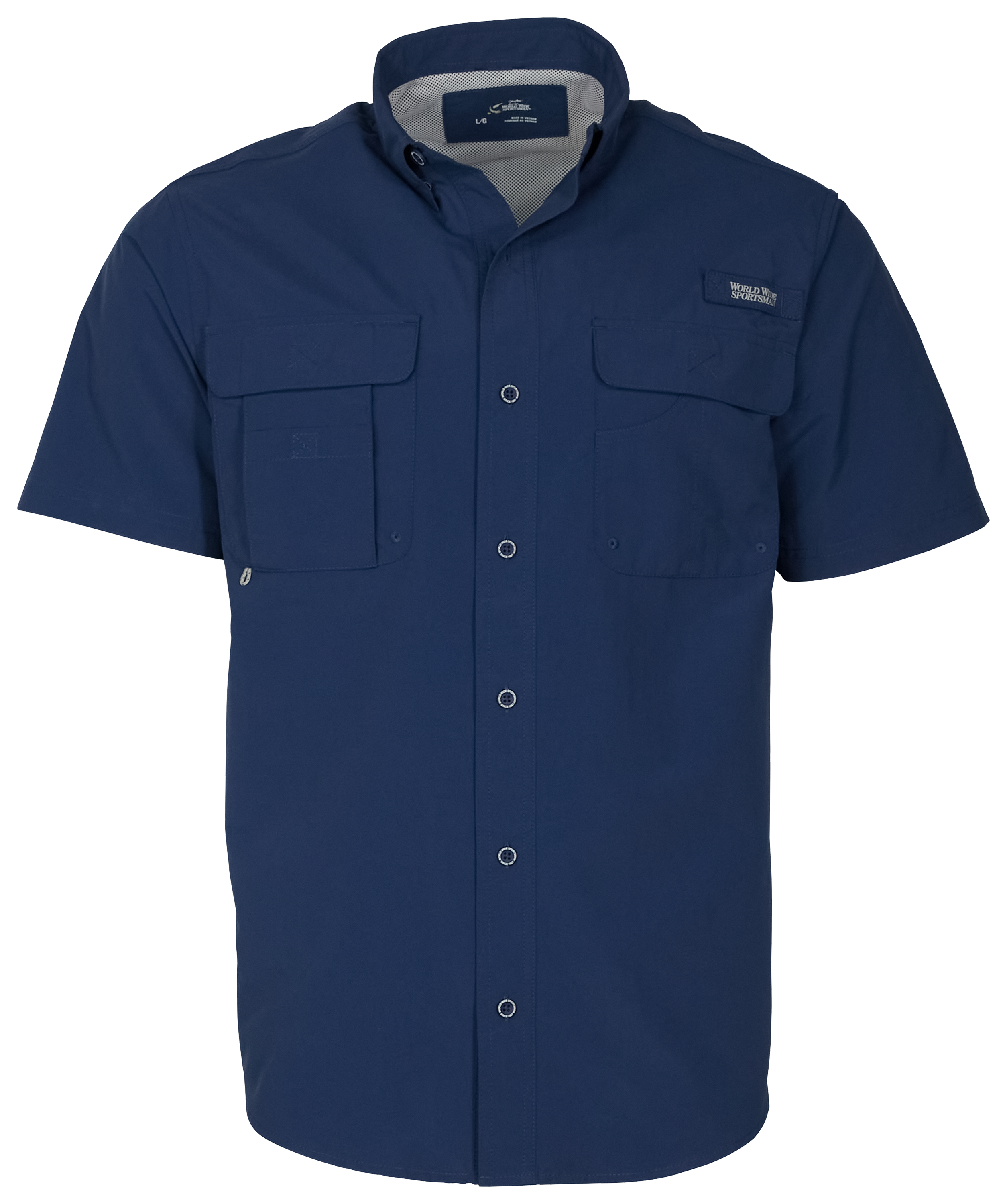 Cabelas Outdoor Gear Blue/Green Long Sleeve Vented Button Fishing Shirt  Mens L