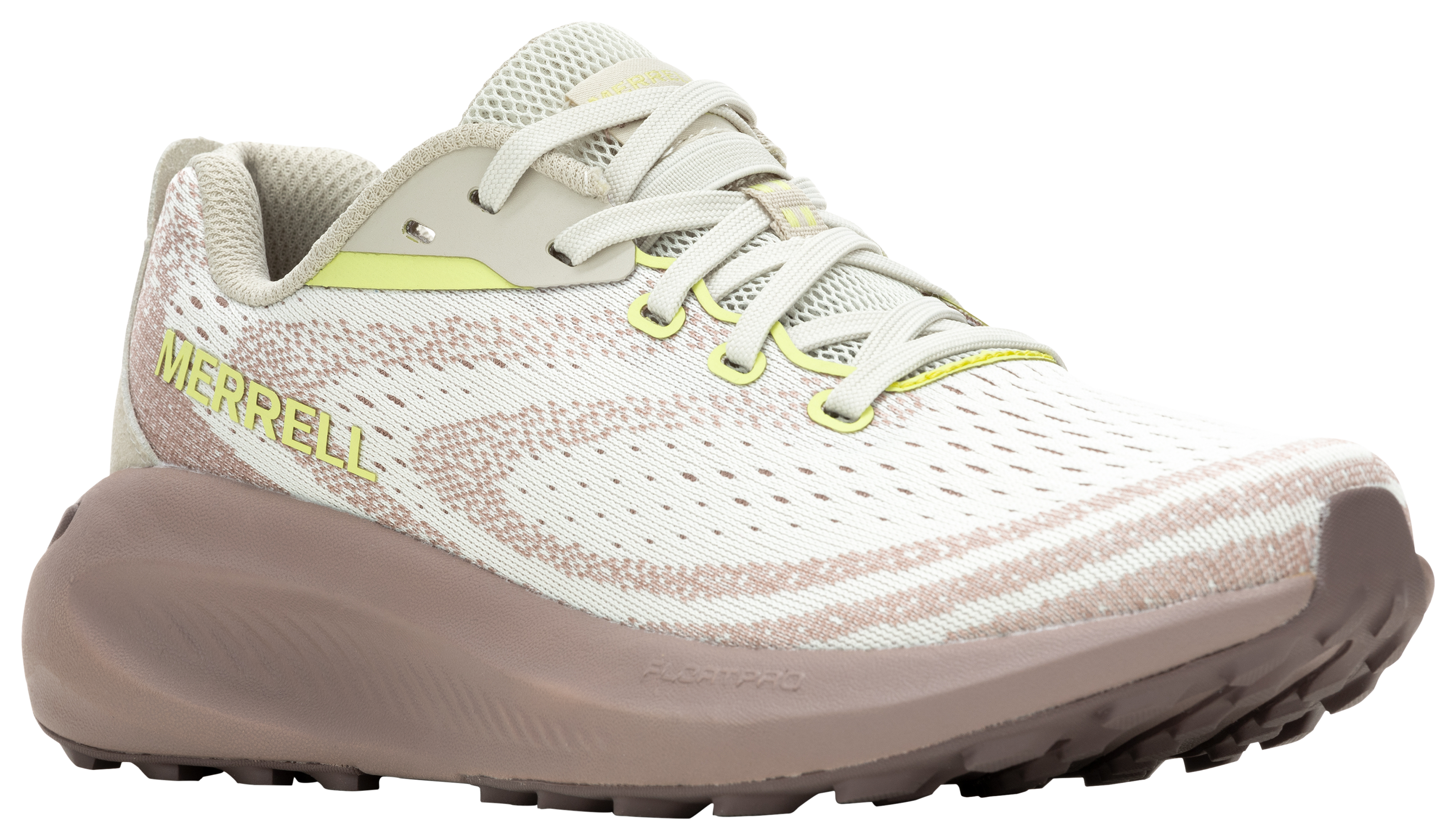 Image of Merrell Morphlite Trail Running Shoes for Ladies - Parchment/Antler