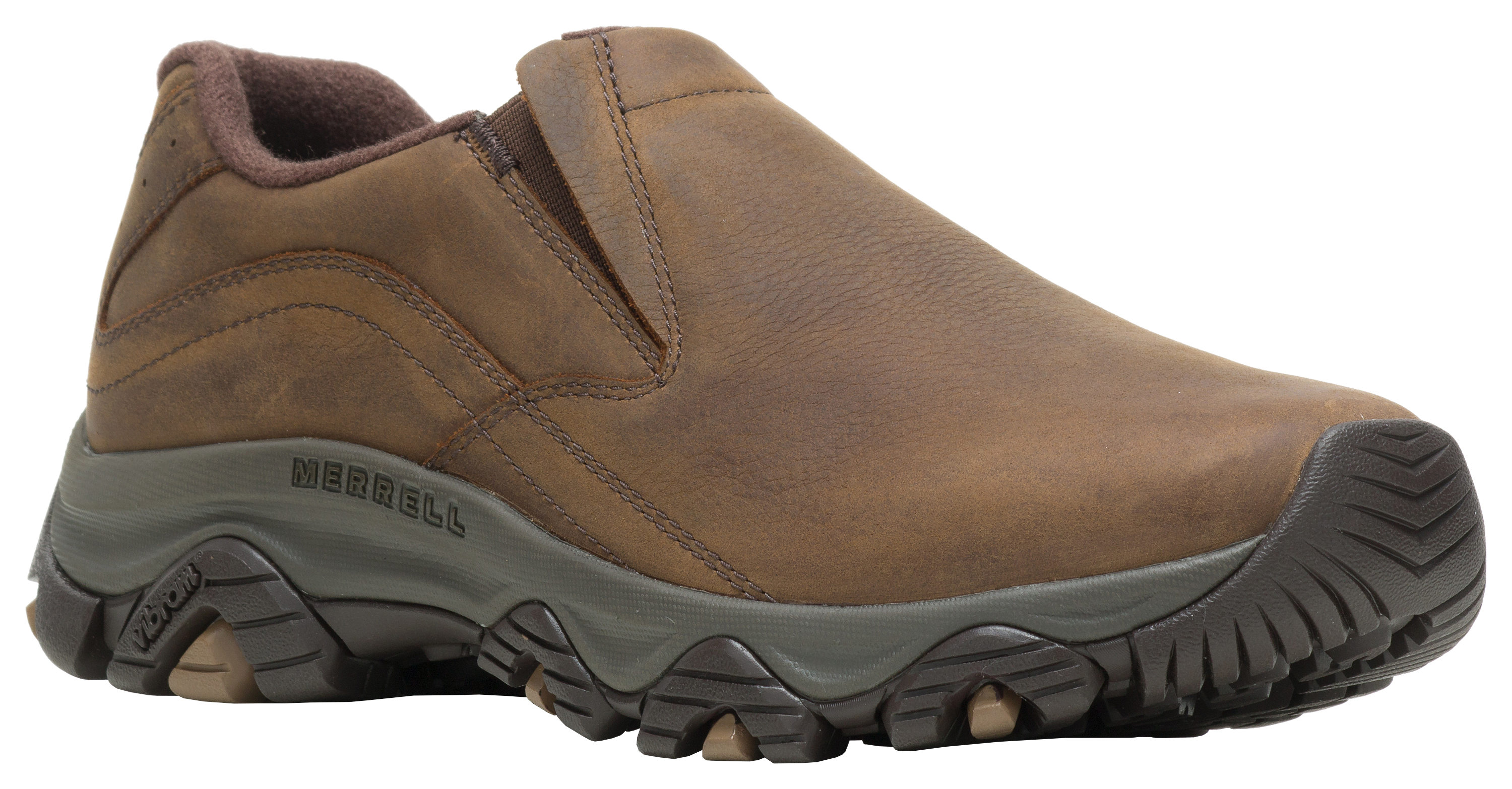 Image of Merrell Moab Adventure 3 Moc Shoes for Men - Earth - 8M