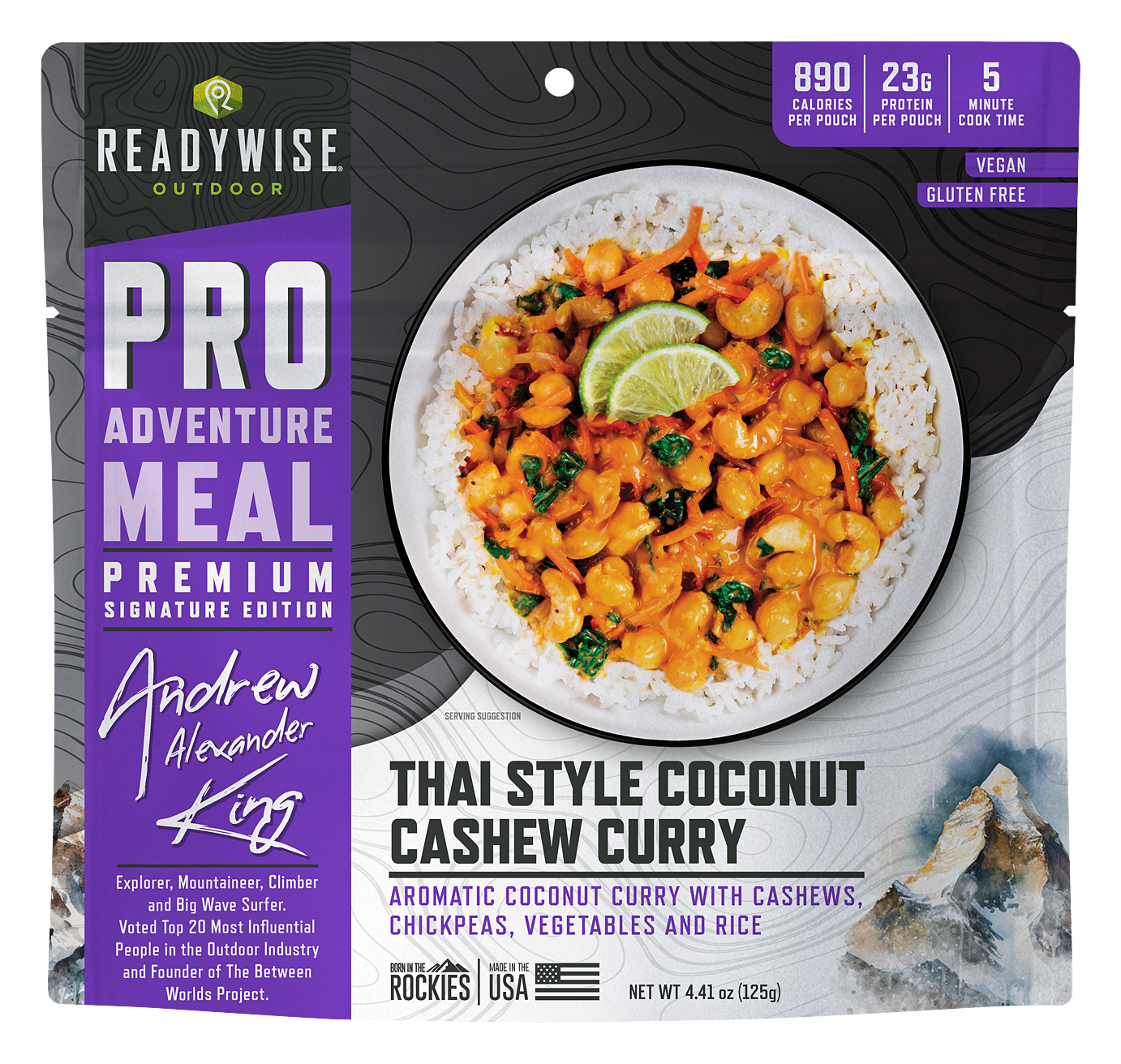 Image of ReadyWise Pro Adventure Meal Thai Style Coconut Cashew Curry