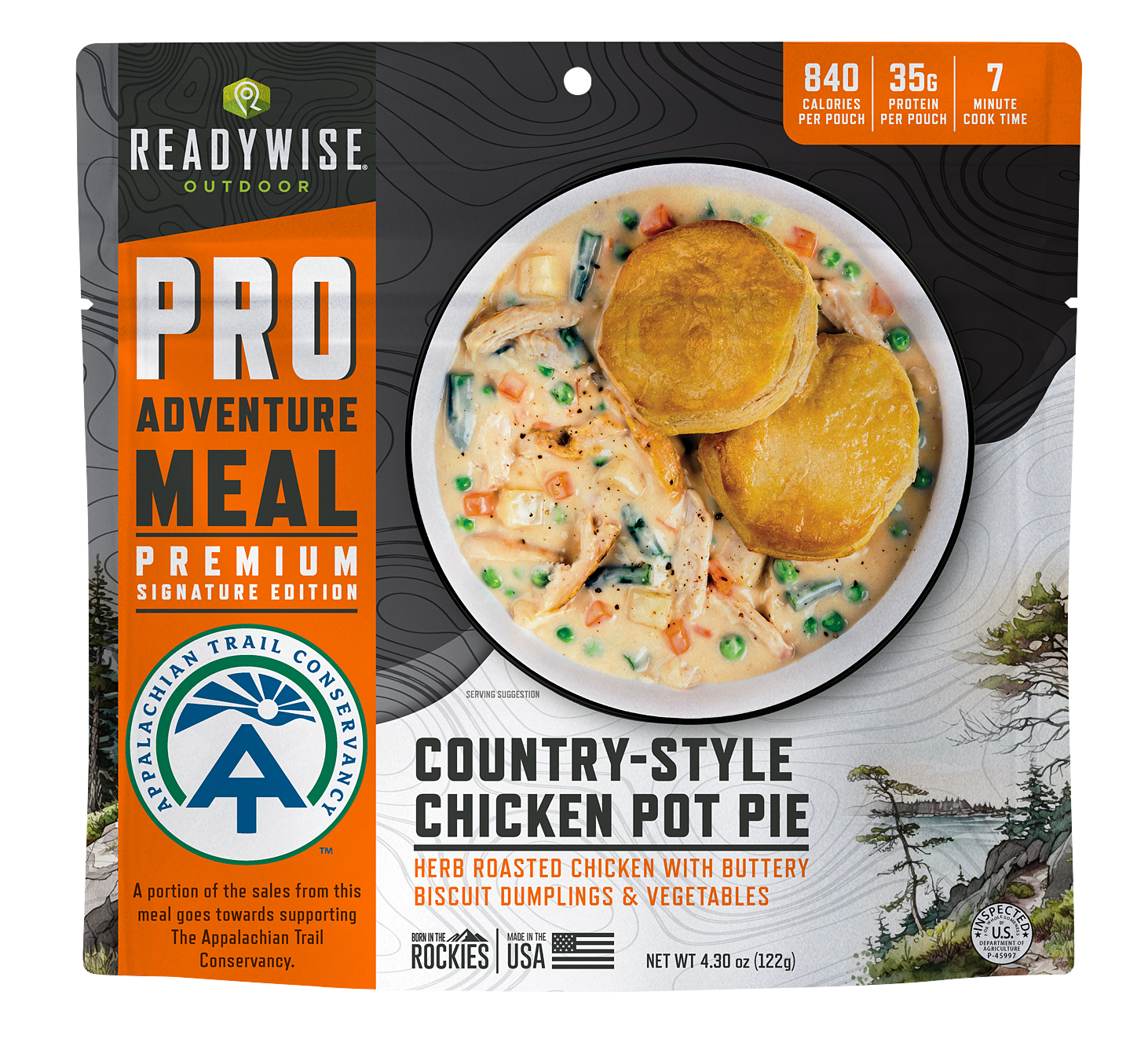 ReadyWise Pro Adventure Meal Country-Style Chicken Pot Pie