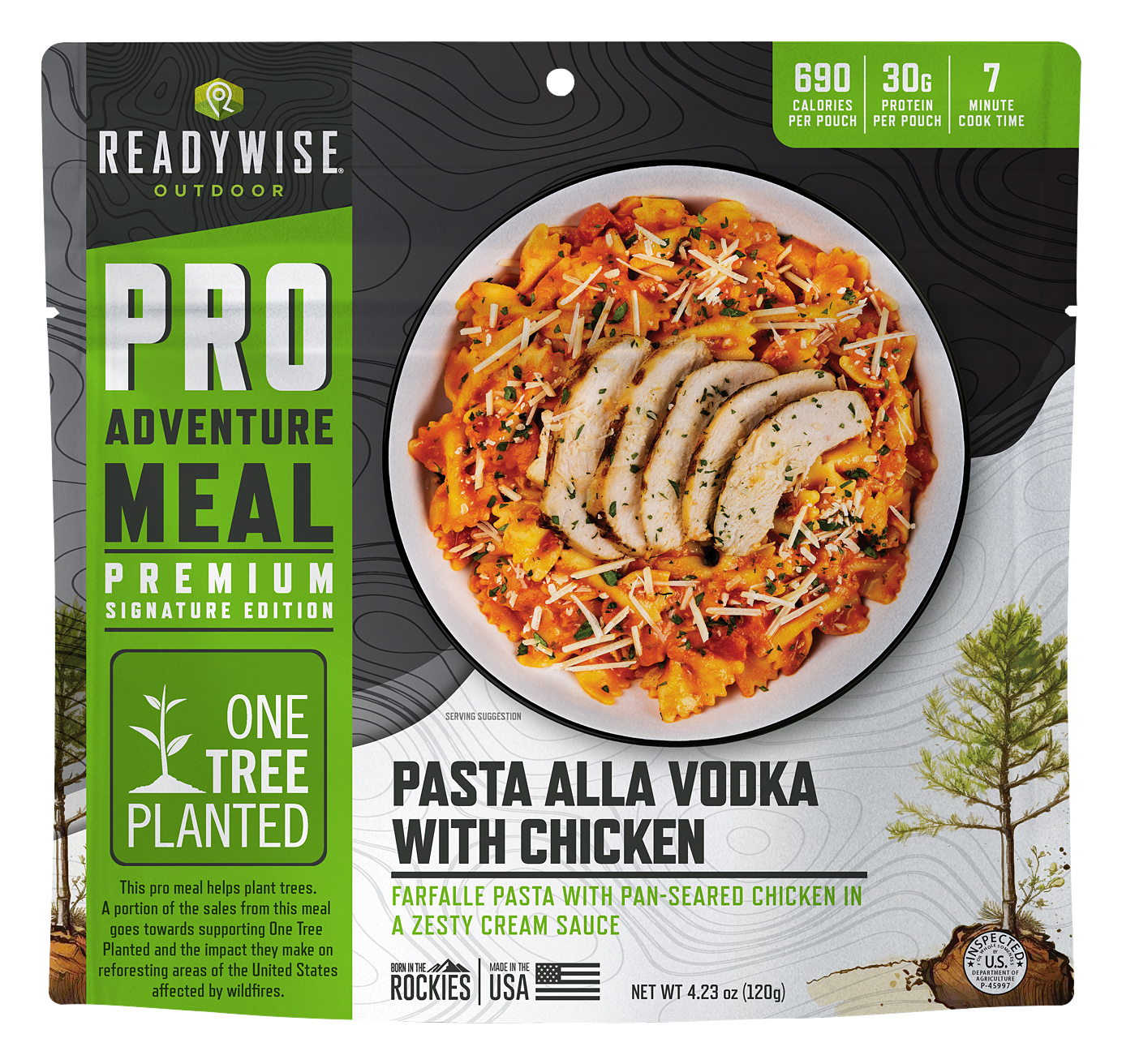 Image of ReadyWise Pro Adventure Meal Pasta Alla Vodka With Chicken