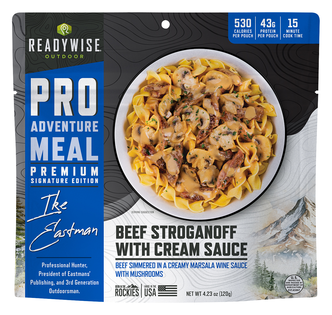 Image of ReadyWise Pro Adventure Meal Beef Stroganoff