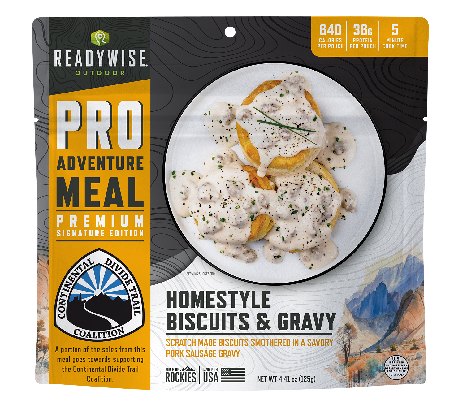 Image of ReadyWise Pro Adventure Meal Homestyle Biscuits and Gravy