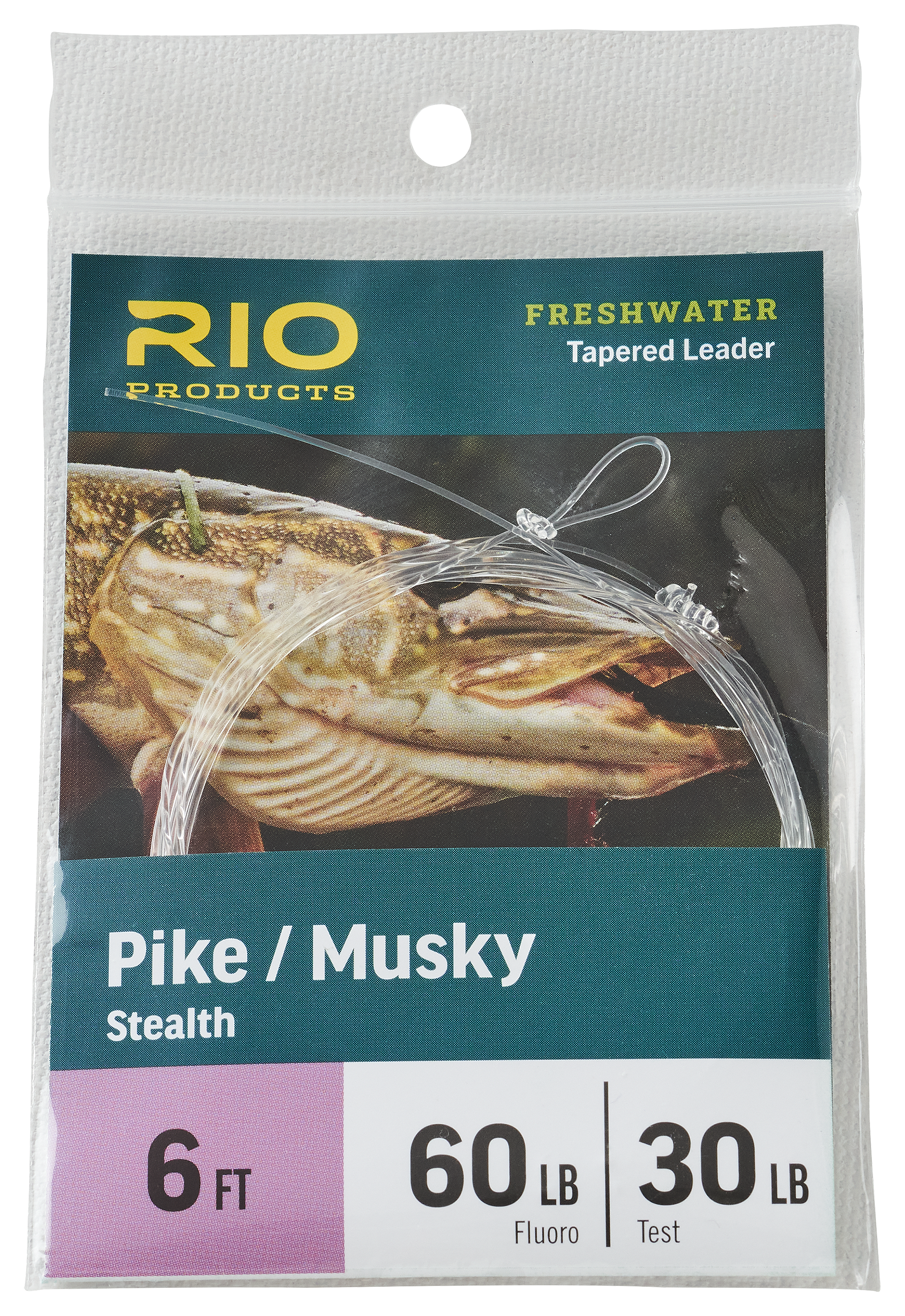 Rio Pike/Musky Stealth Leader - 6ft - 80lb