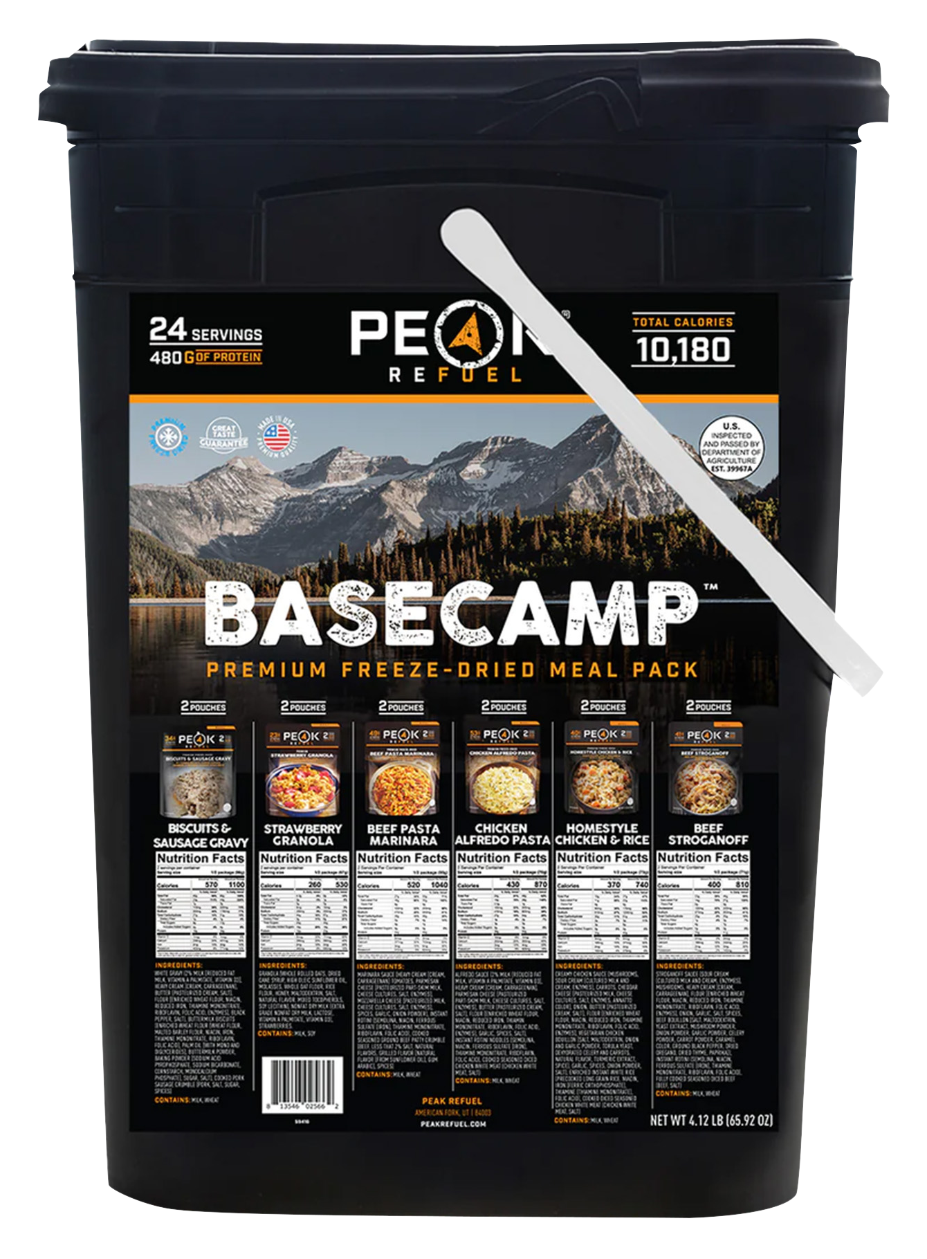 Peak Refuel Basecamp 3.0 Bucket - 24 Servings -  59416