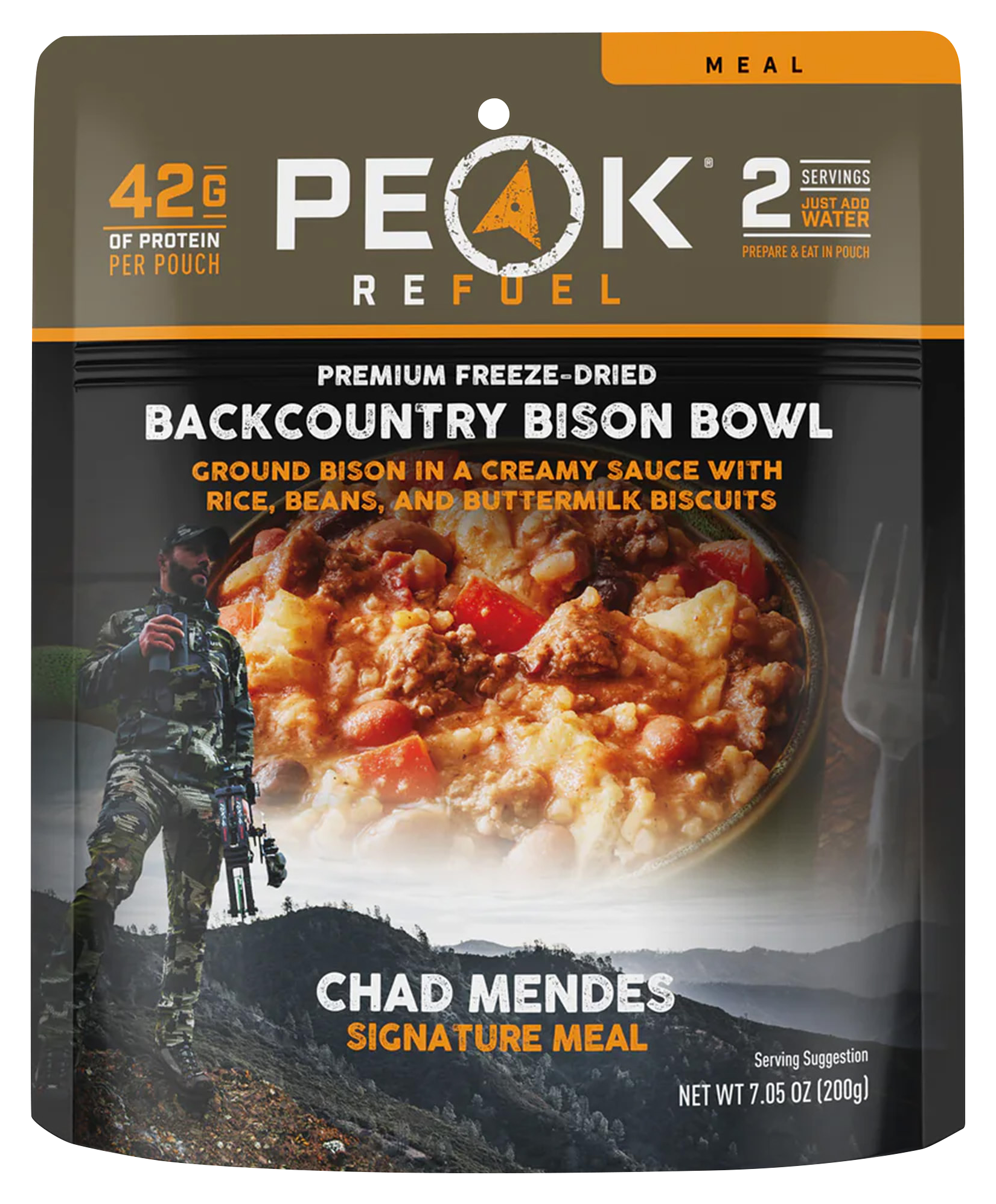 Peak Refuel Premium Freeze Dried Backcountry Bison Bowl - 2 Servings -  59414