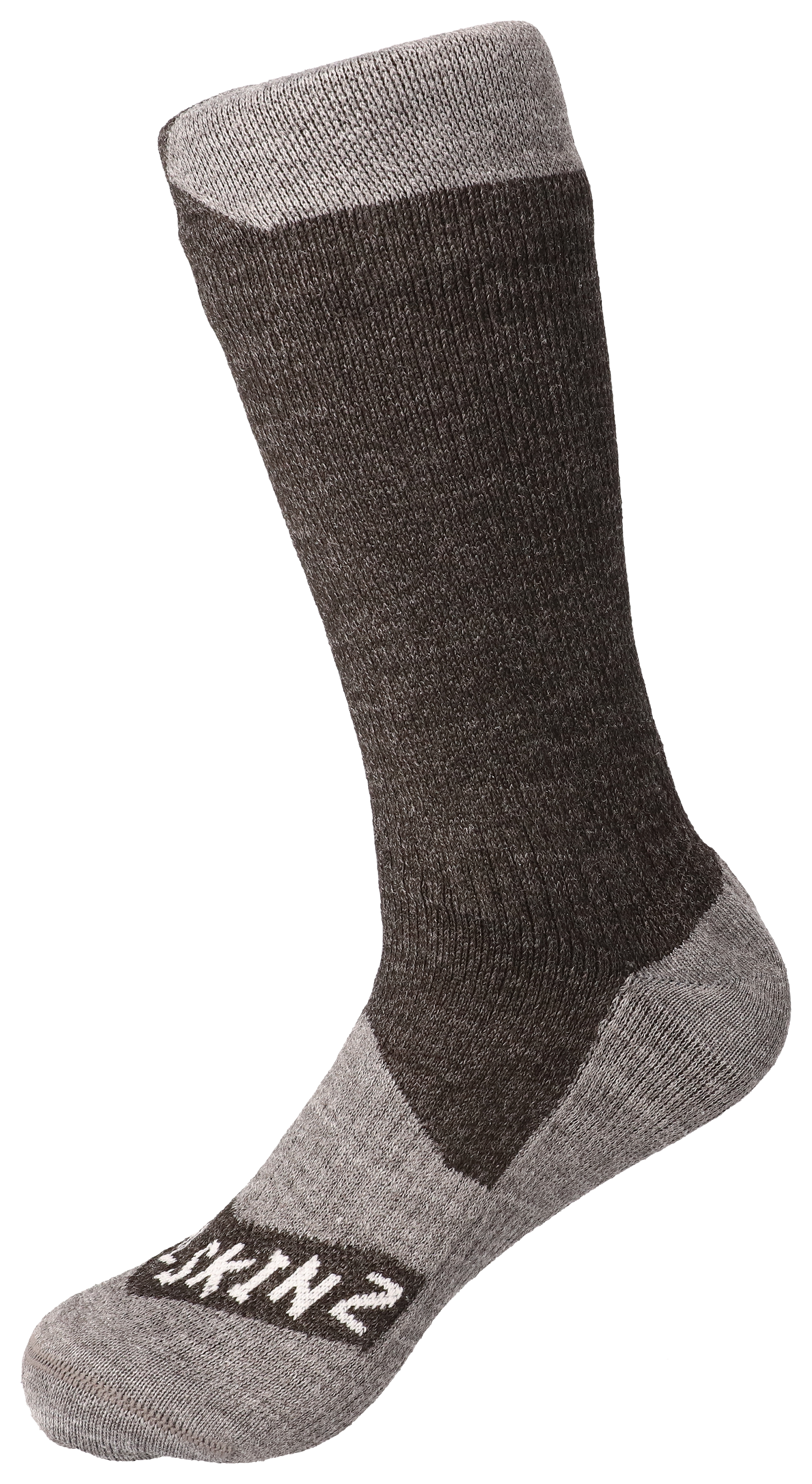 Image of Sealskinz All-Weather Midcalf Socks for Men - Black/Grey - M