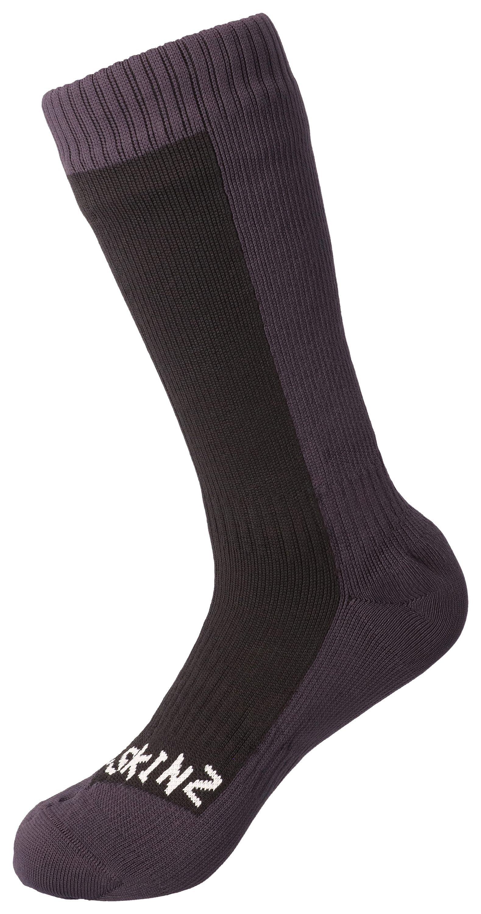 Image of Sealskinz Cold-Weather Midcalf Socks - Black/Grey - M