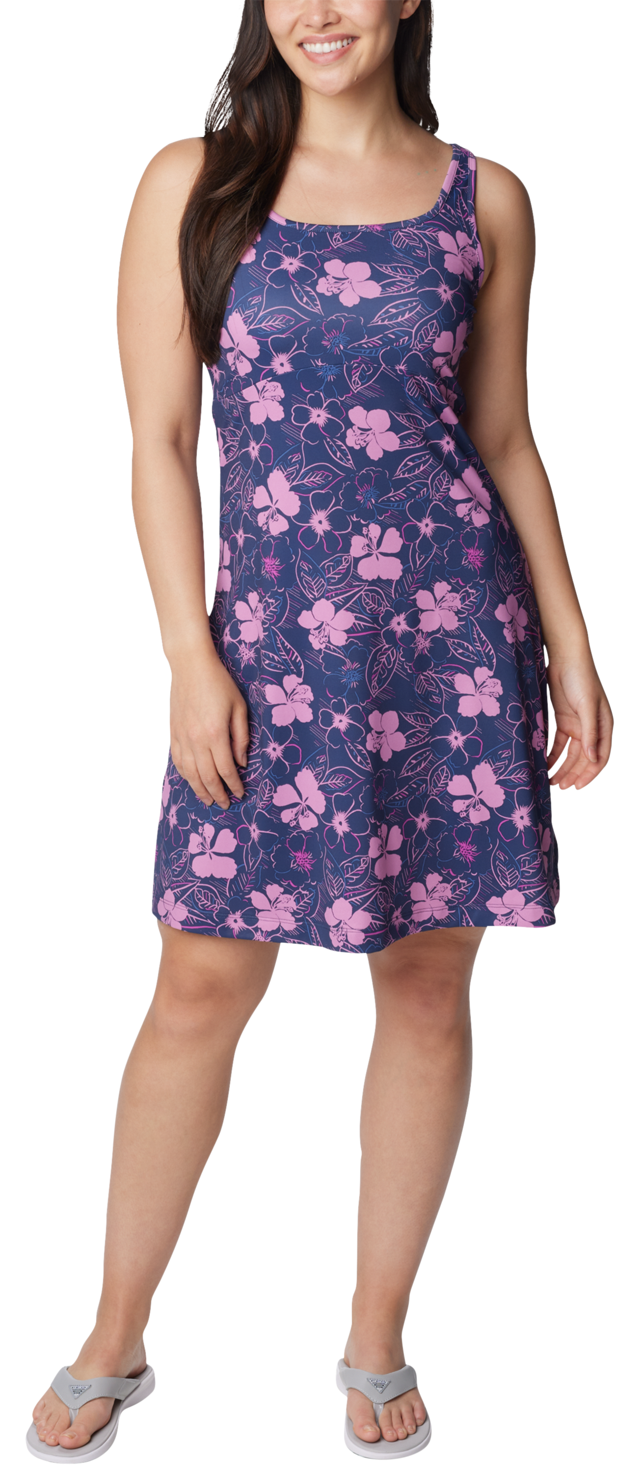 Image of Columbia PFG Freezer III Sleeveless Dress - Nocturnal Marooned