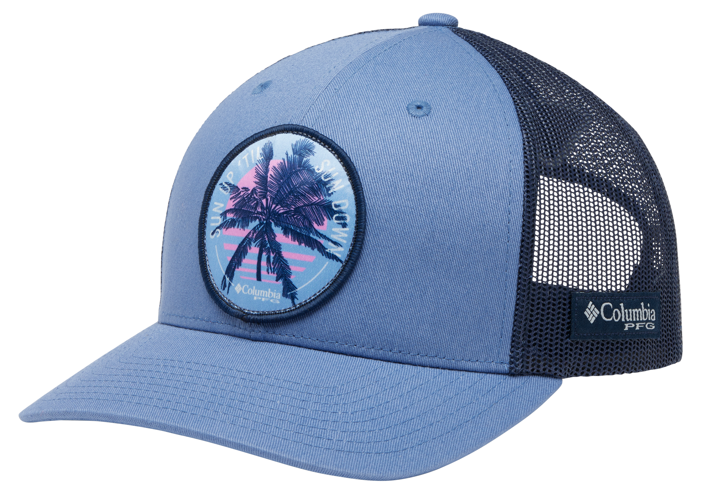 Image of Columbia PFG Mesh Ball Cap for Ladies - Blue/Nocturnal