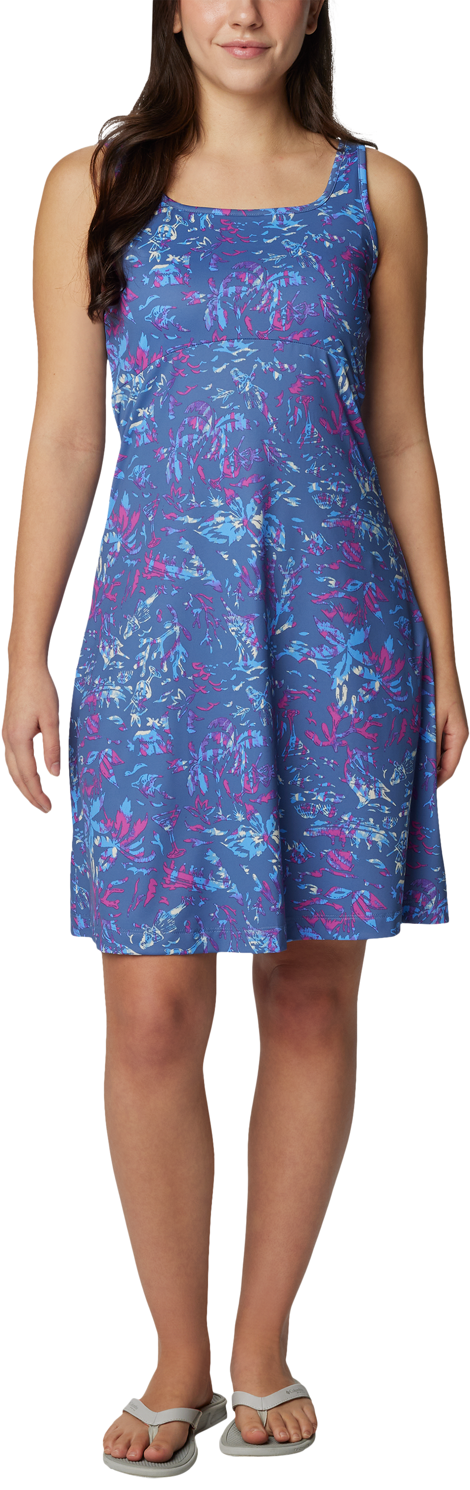 Image of Columbia PFG Freezer III Sleeveless Dress - Bluebell Kona Kraze