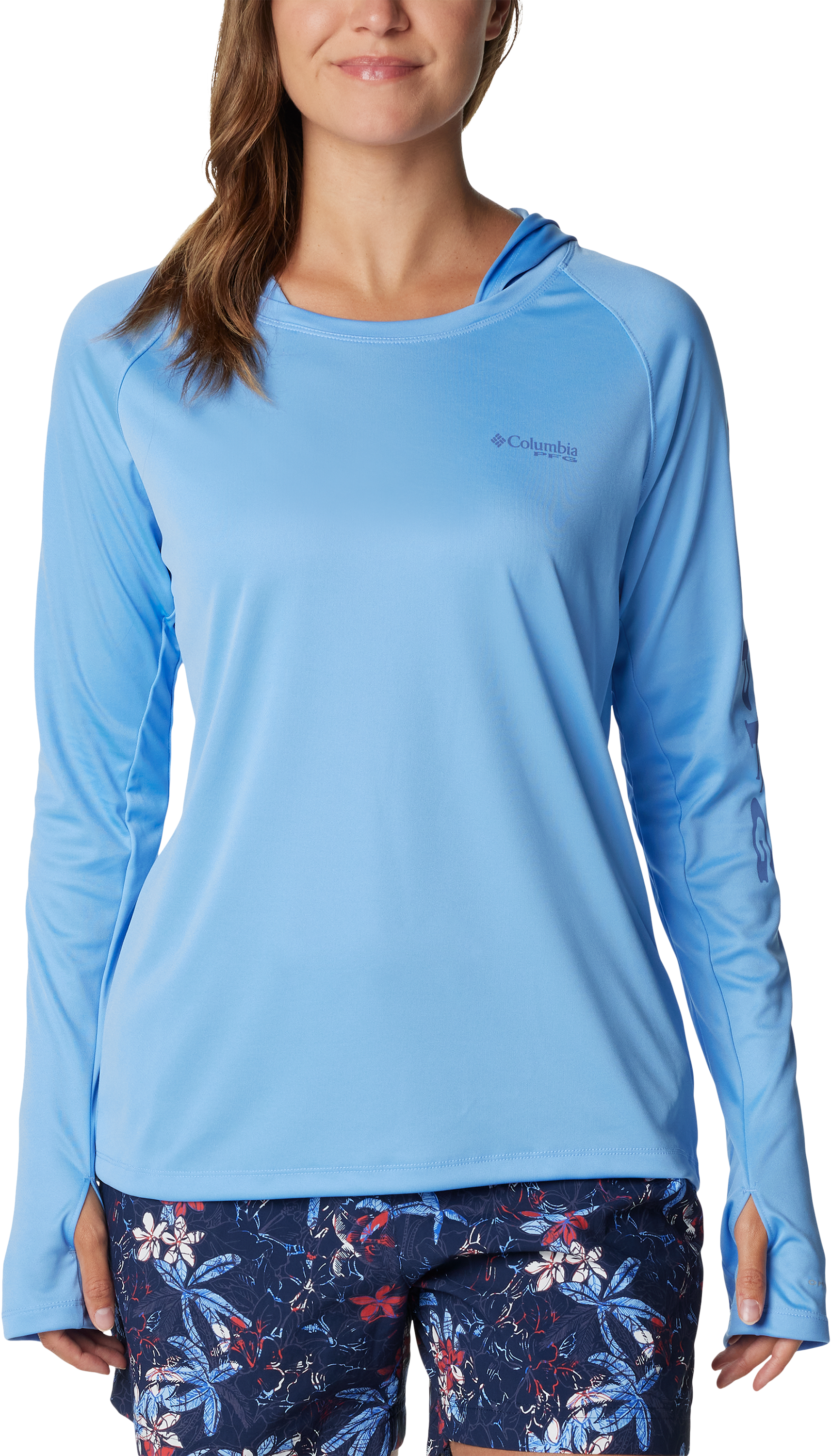 Columbia Women's PFG Tidal Tee II UPF 50 Long Sleeve Fishing Shirt Size S