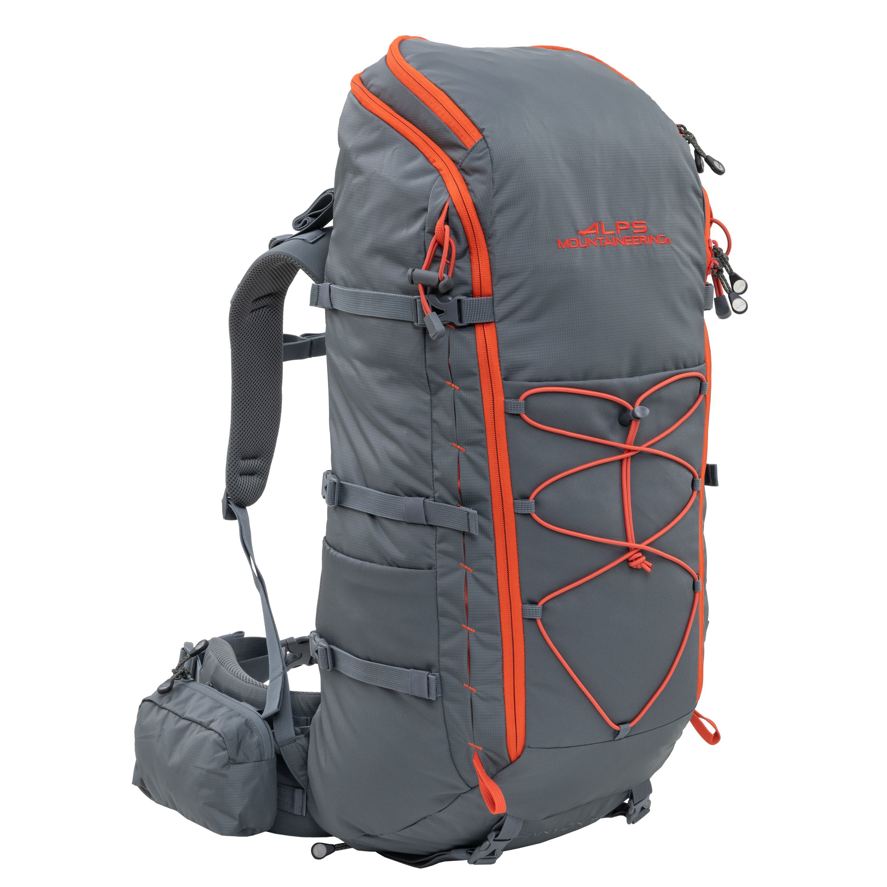 Image of Alps Mountaineering Canyon 55 Backpack - Chili/Gray