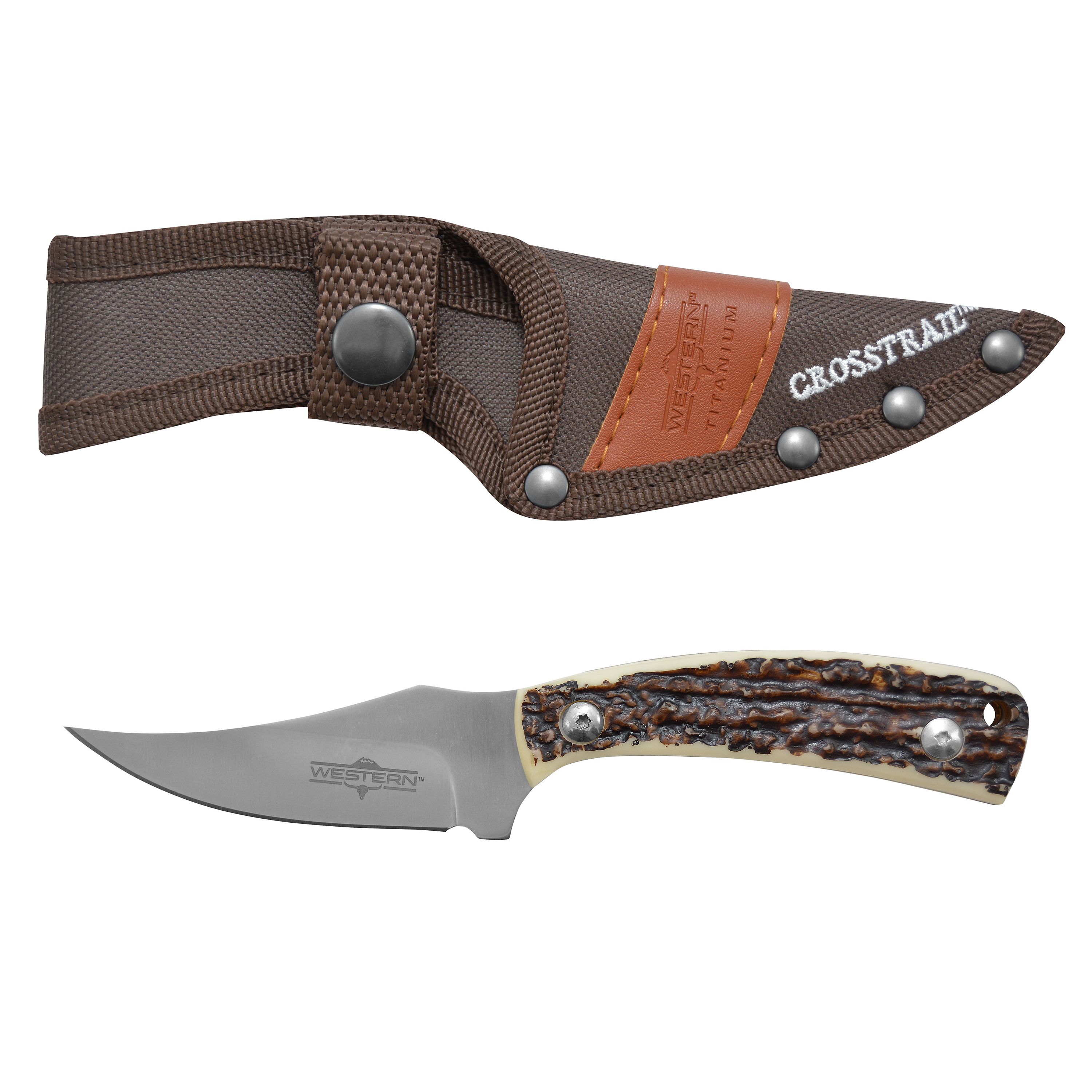 Camillus CrossTrail Fixed-Blade Hunting/Fishing Knife Kit, 7''L