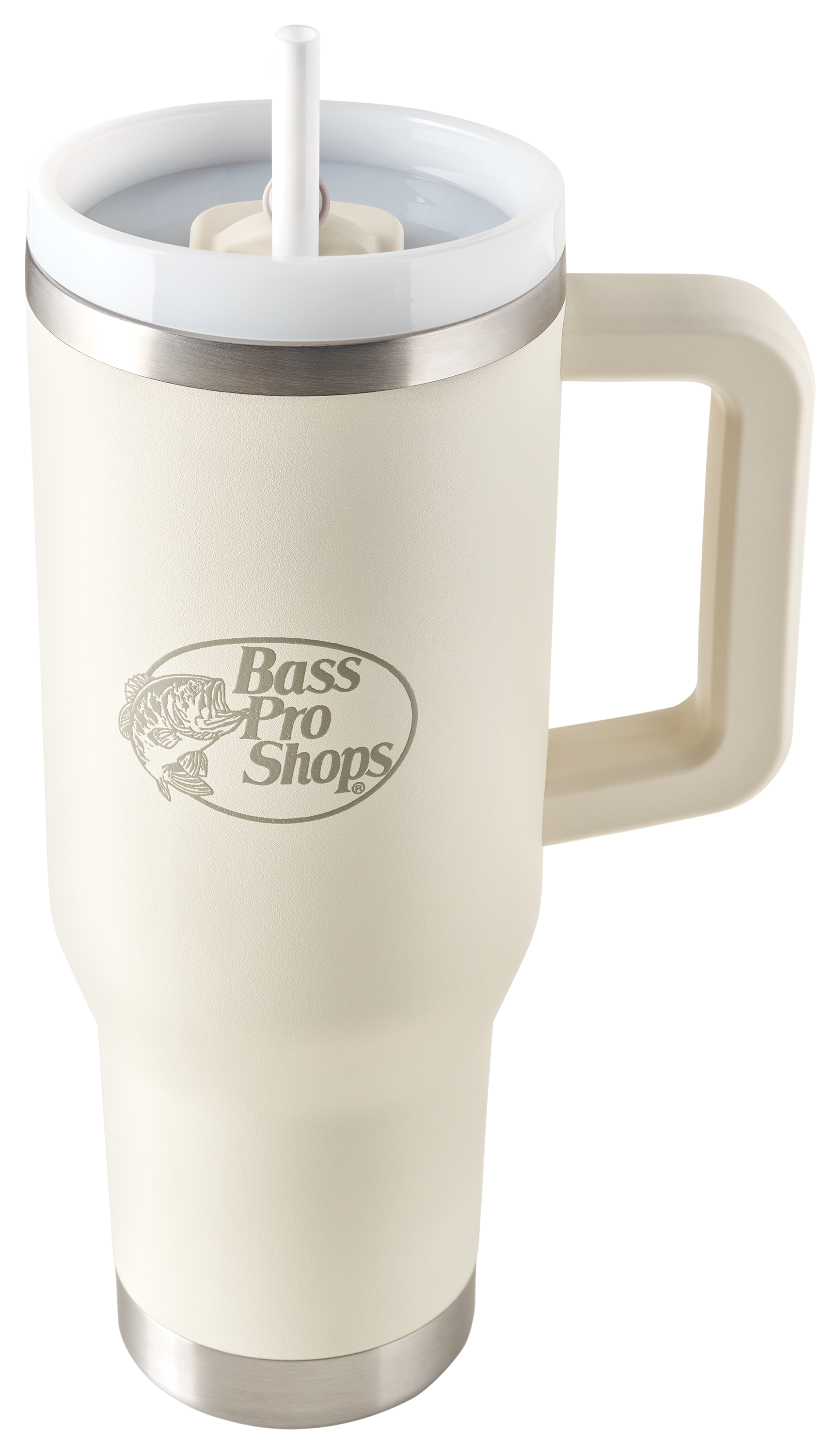 BASS PRO SHOPS 40-oz. Mug with Slider Lid and Straw