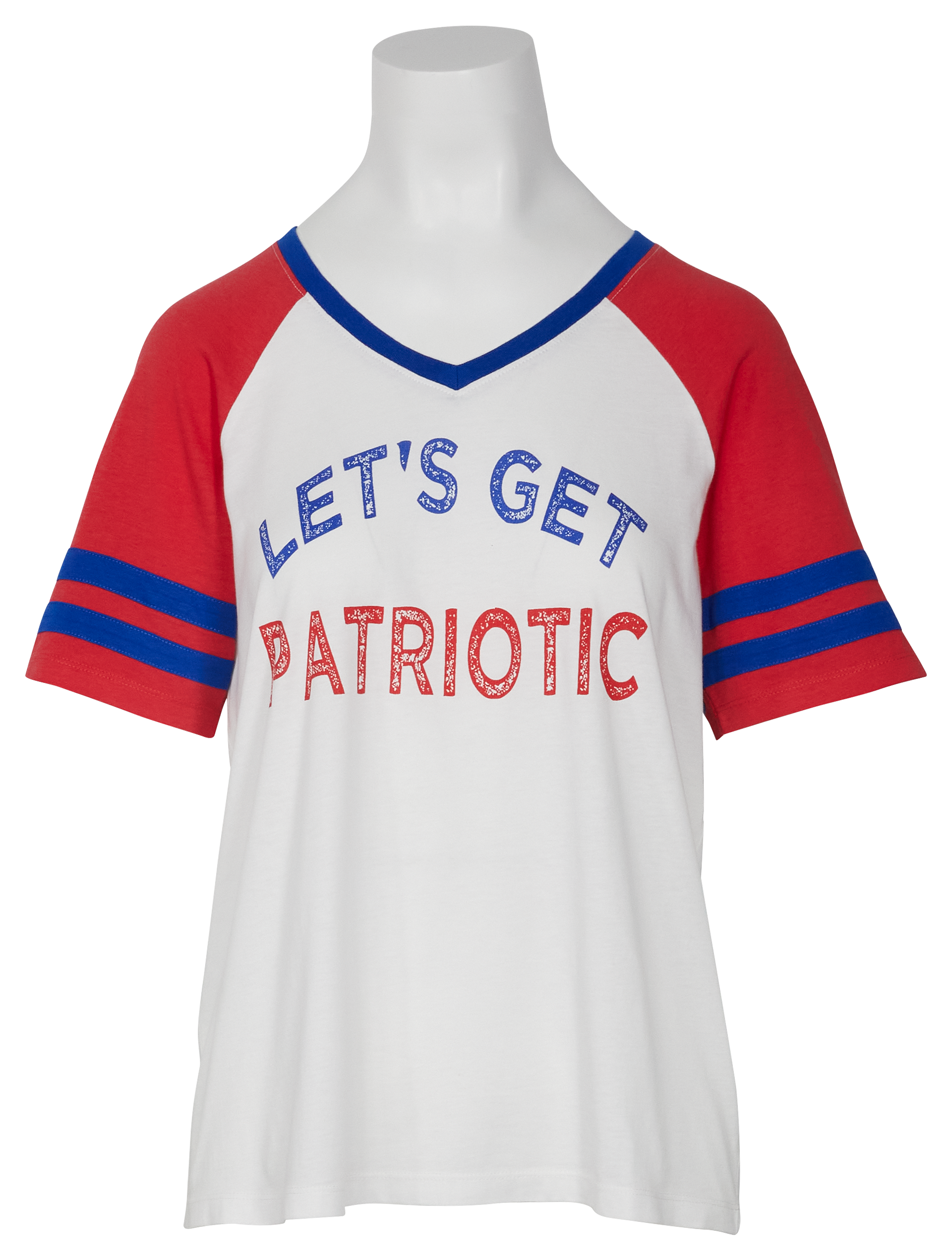 NATURAL REFLECTIONS Let's Get Patriotic Short-Sleeve Tee