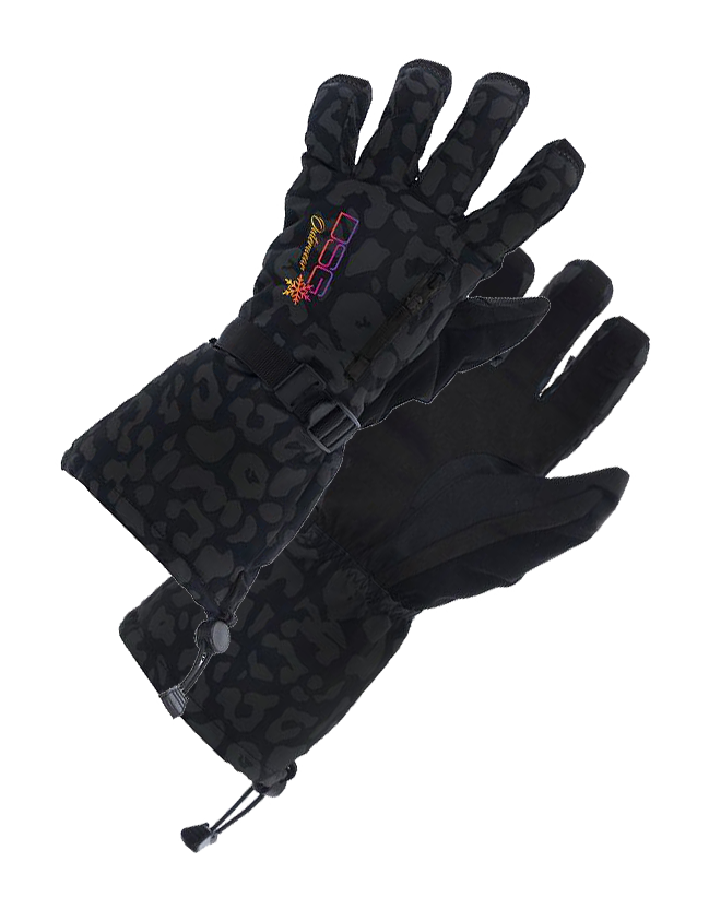 Image of DSG Outerwear Craze 6.0 Gloves for Ladies - Ghost Leopard - S