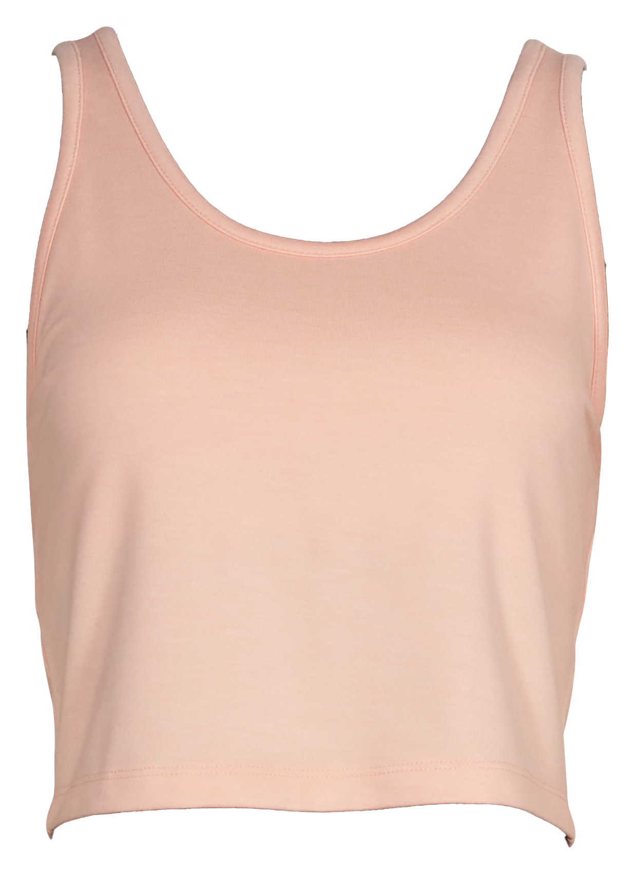 Image of Natural Reflections Birchfield Cropped Cami - Peach Parfait