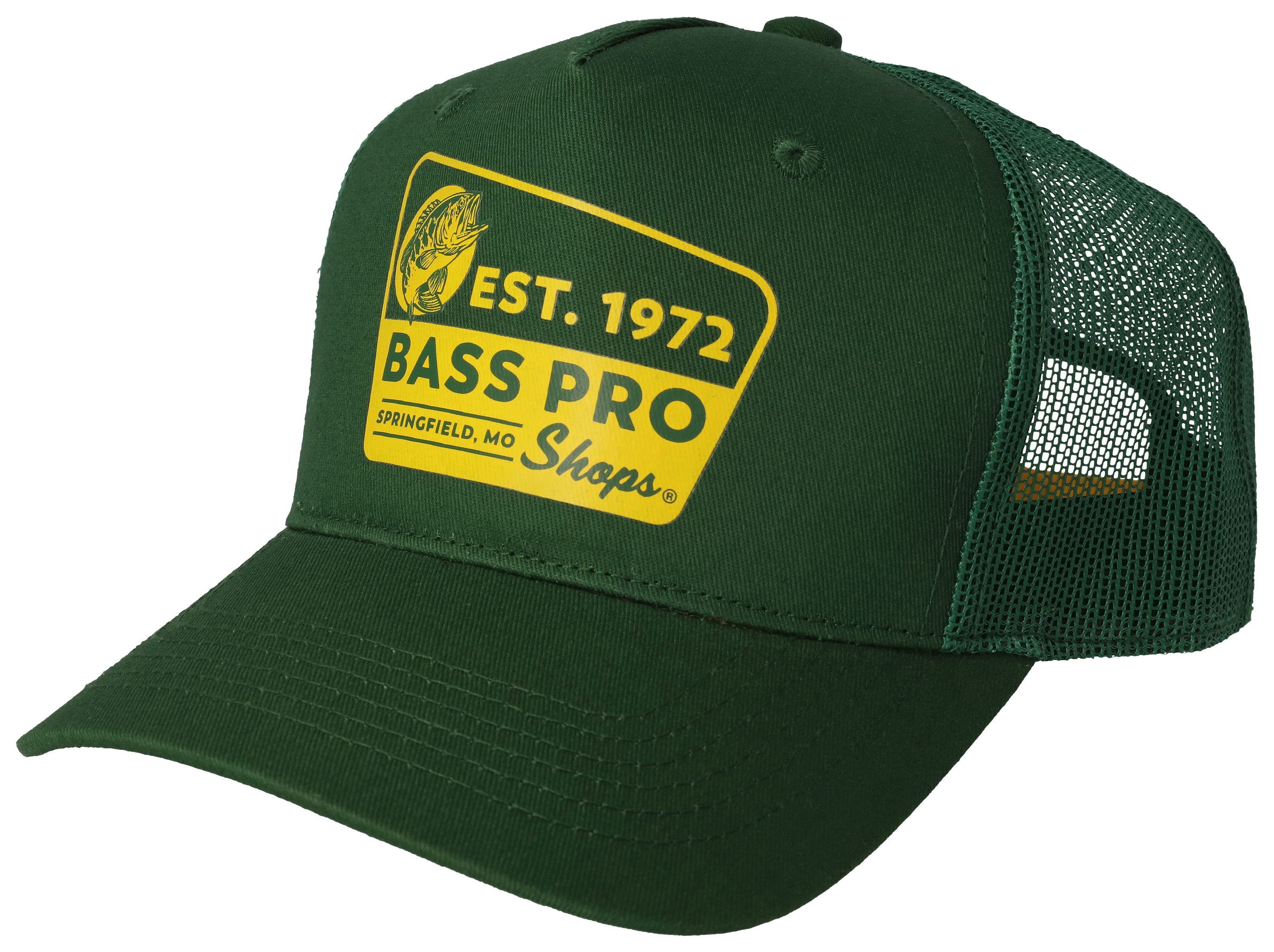 Image of Bass Pro Shops Vintage Sign Trucker Cap - Green