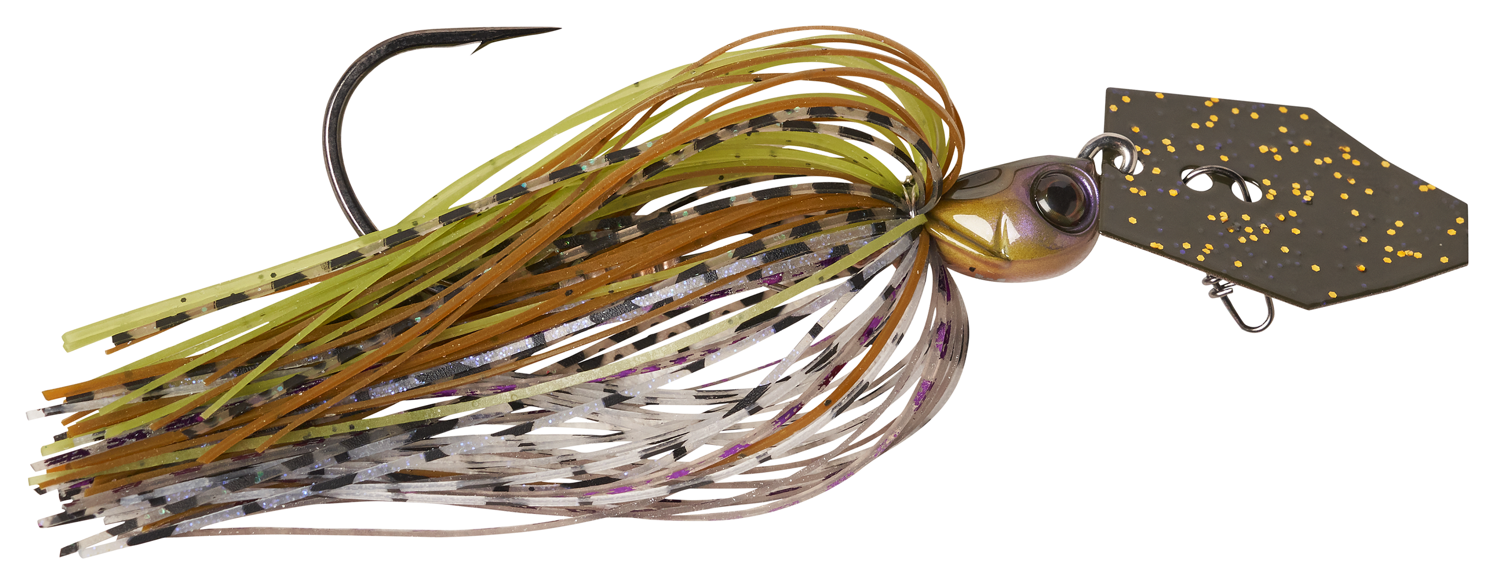 Esca Lama Vibrante Z-Man ChatterBait Elite Evo - Esca Da Pesca 1/2 Oz, Colore Zucca Verde Elite Evo 1/2 Oz