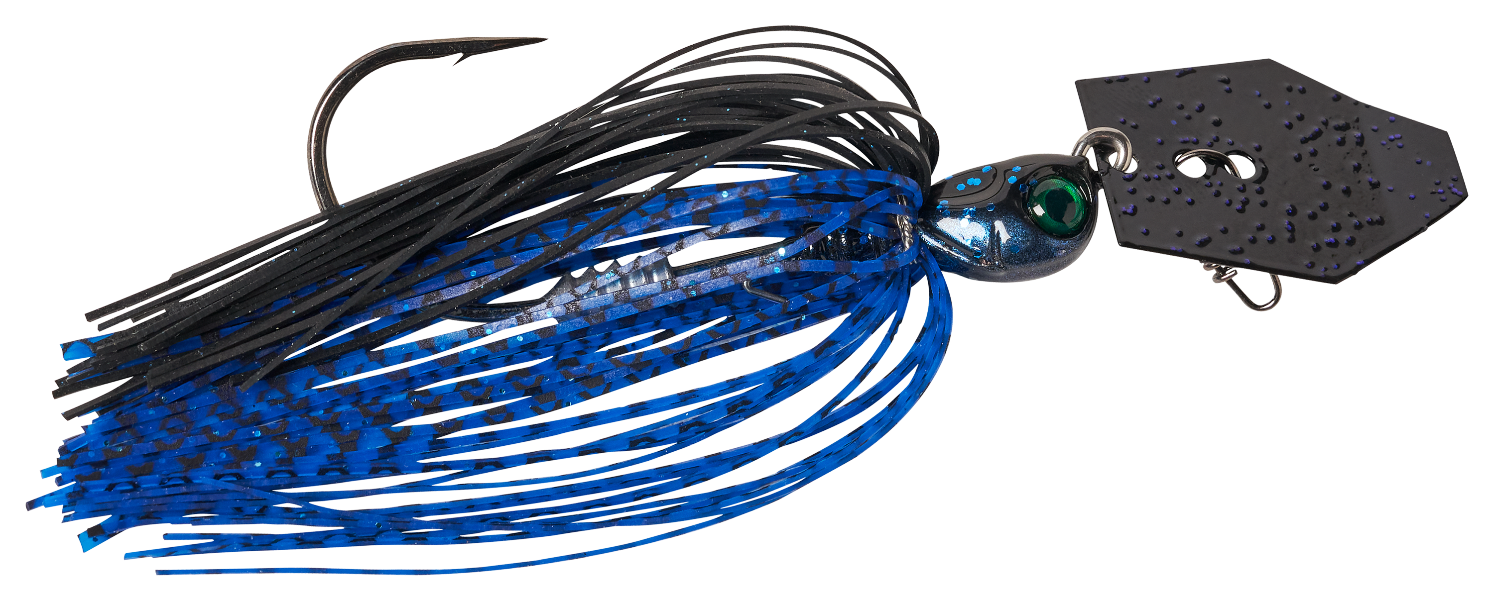 Image of Z-Man ChatterBait Elite EVO Bladed Jig - 1/2 oz. - Black/Blue