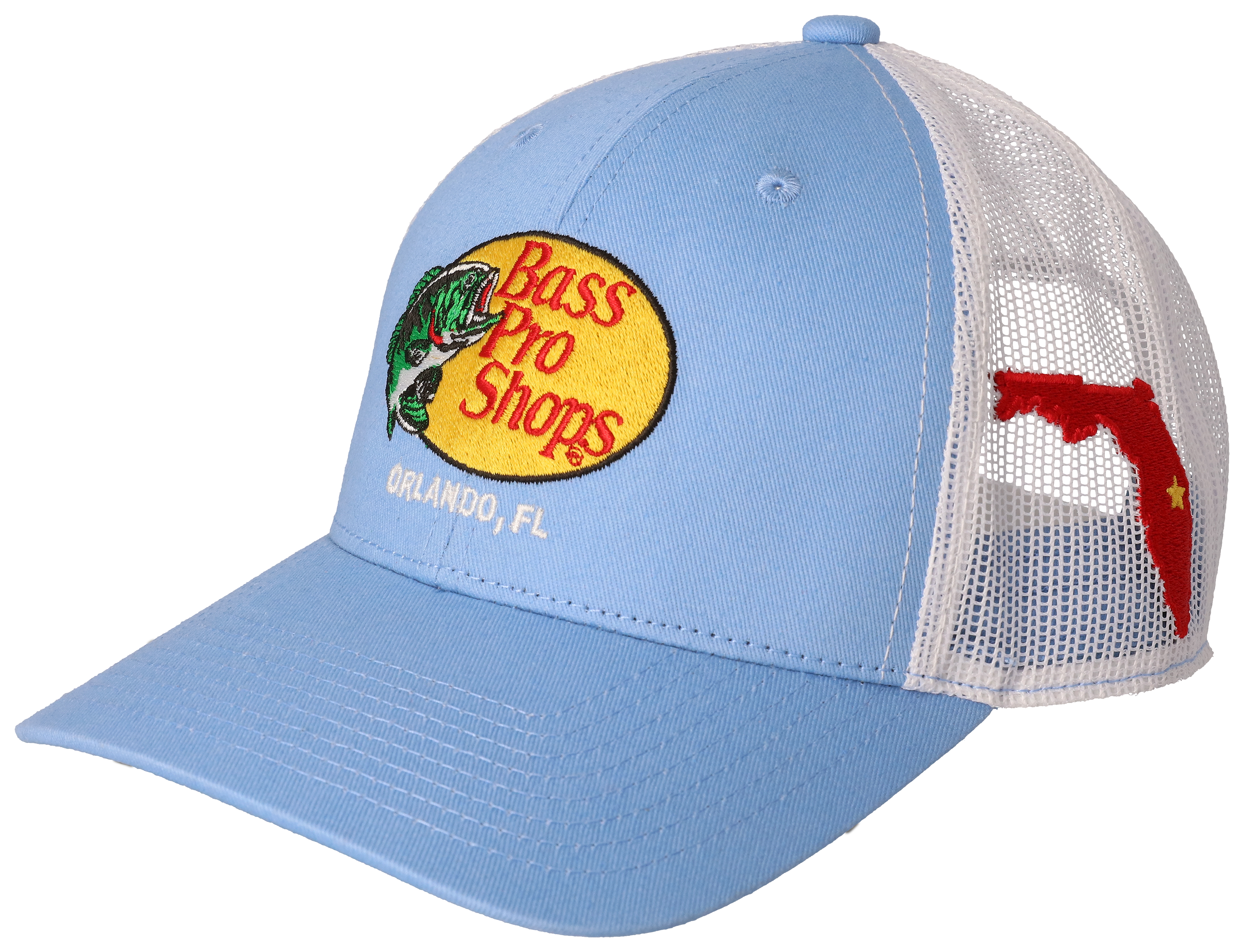 Bass Pro Shops Woodcut Logo and South Carolina Flag Snapback Cap