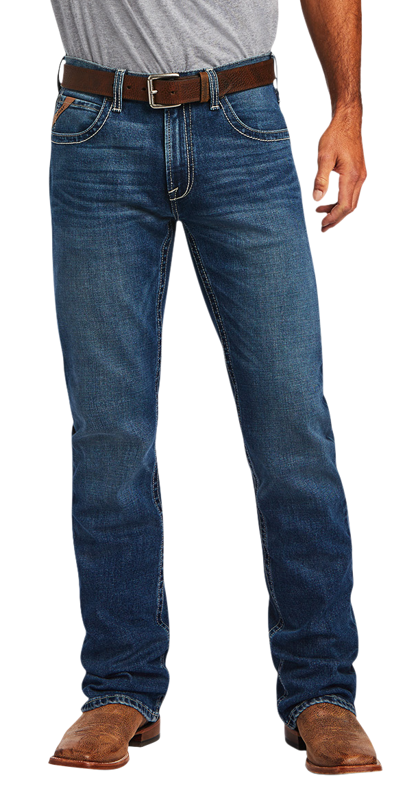 Ariat M5 Straight Marston Straight-Leg Jeans for Men - Walden - 38x36