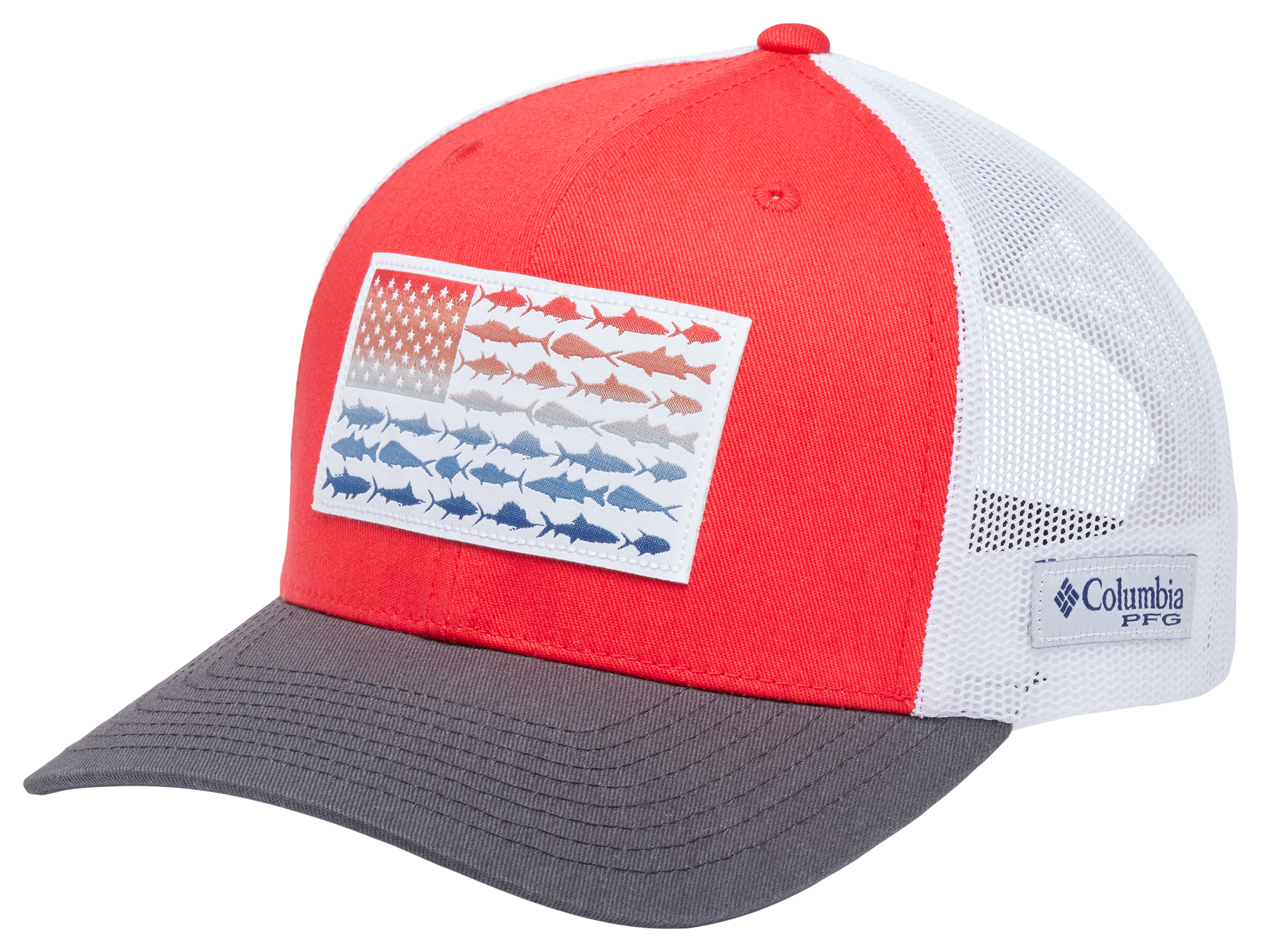 The Worst Day of Fishing Baseball Cap for Men Women Adjustable Mesh Trucker  Hat Red
