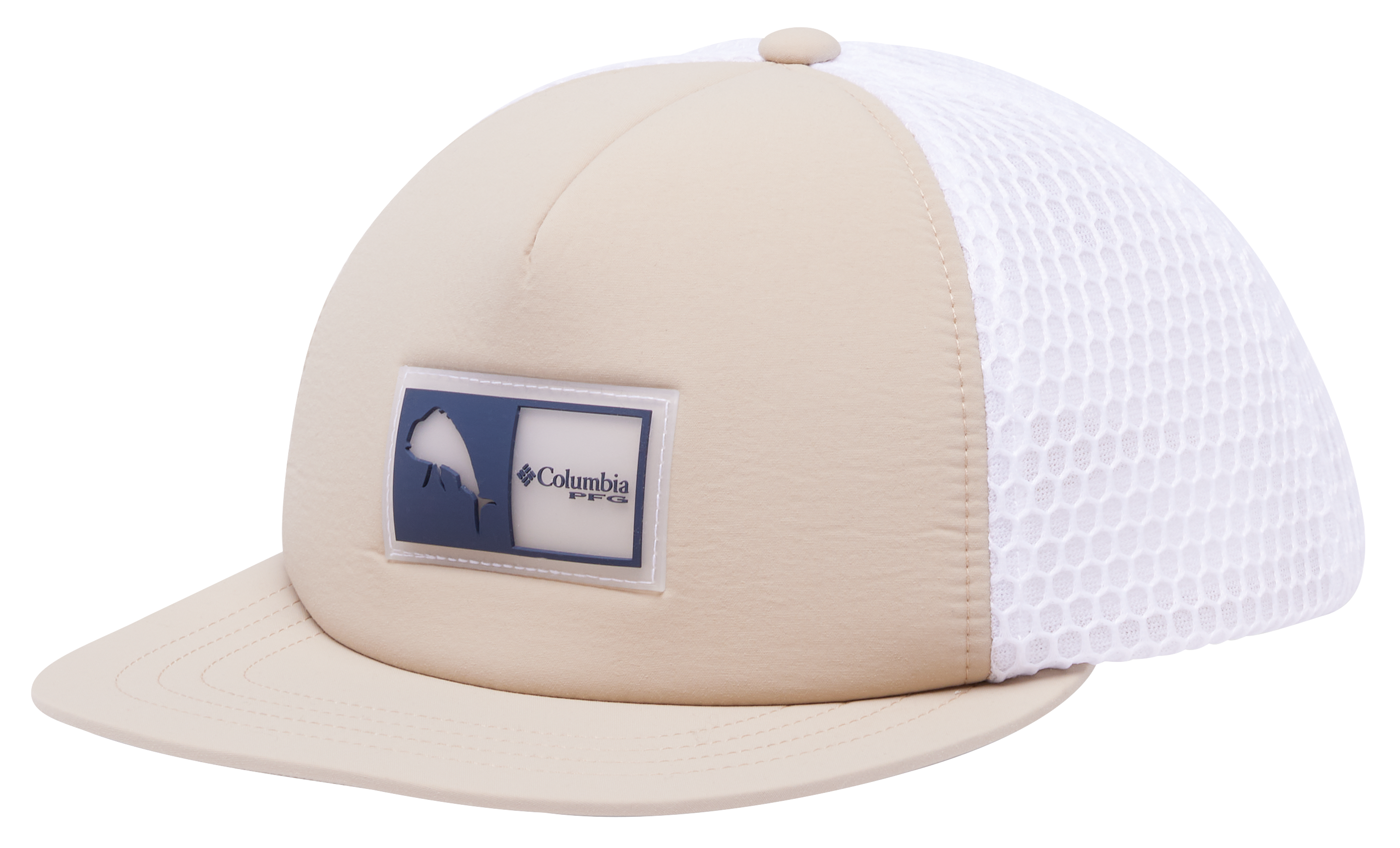 Image of Columbia PFG Skip Cast Dorado Graphic Mesh Snapback Cap