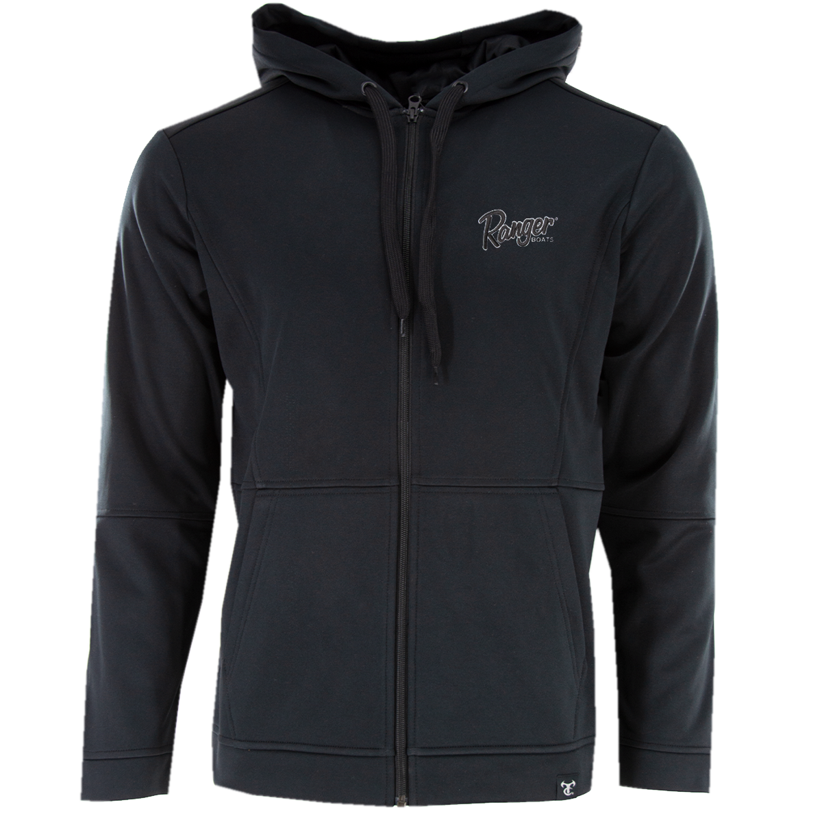 Image of Ranger Boats Full-Zip Performance Jacket for Men - Black - L