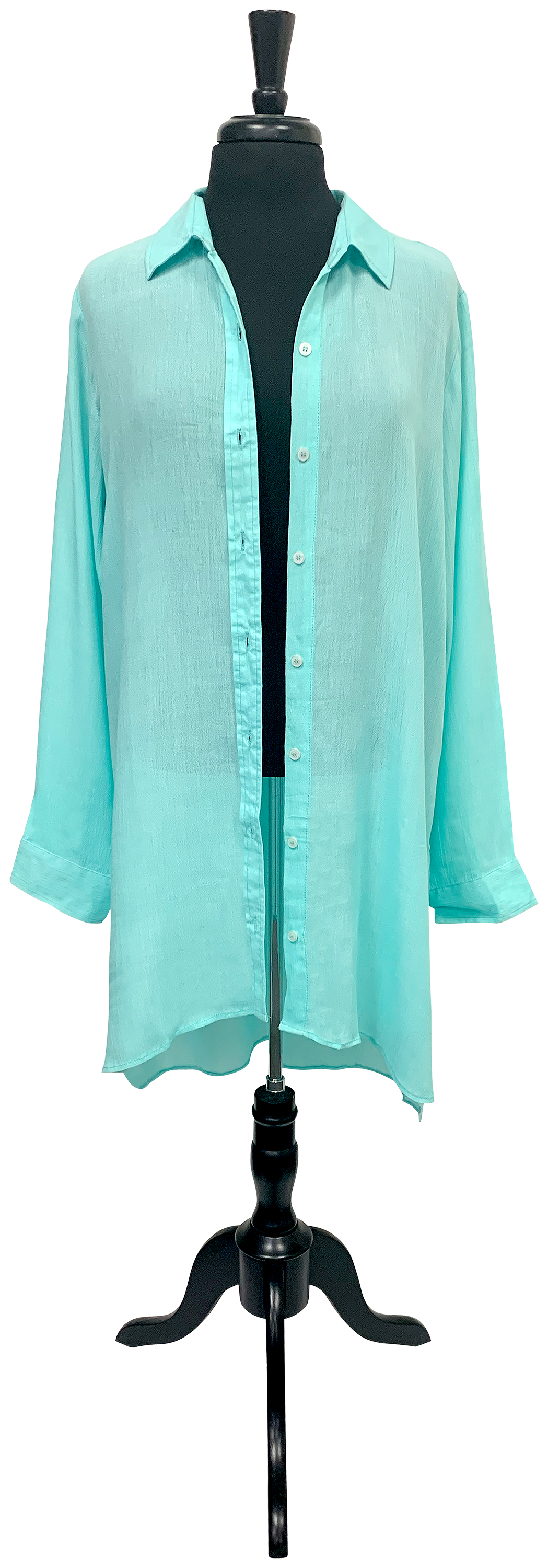 Image of Quagga Button-Down Swimsuit Cover-Up for Ladies