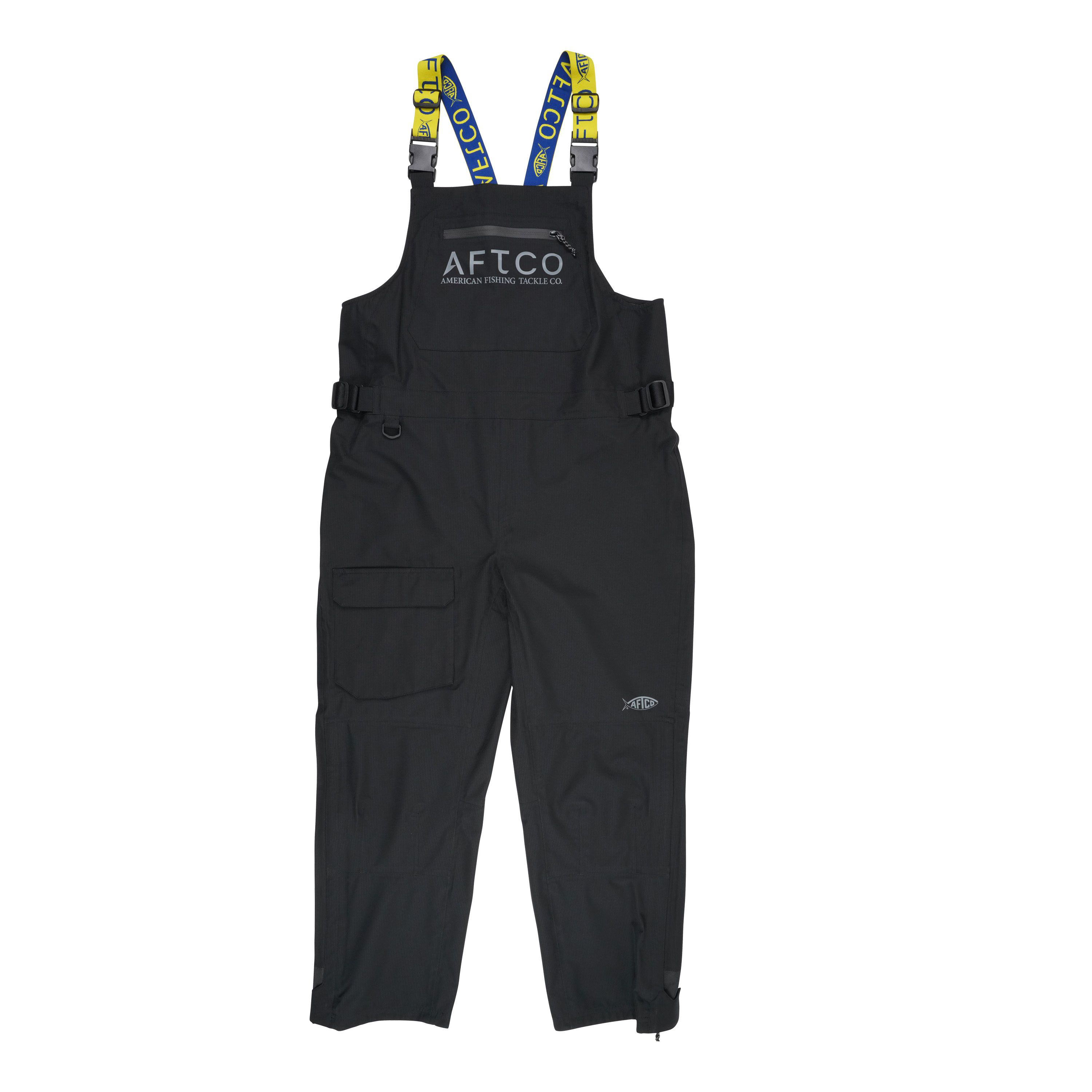 Image of AFTCO Barricade Bibs for Men - Black - M