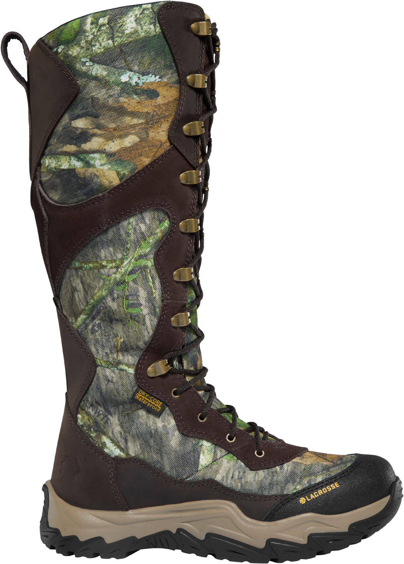 Image of LaCrosse Venom II NWTF Waterproof Side-Zip Snake Boots for Ladies - Mossy Oak Obsession NWTF - 6.5M