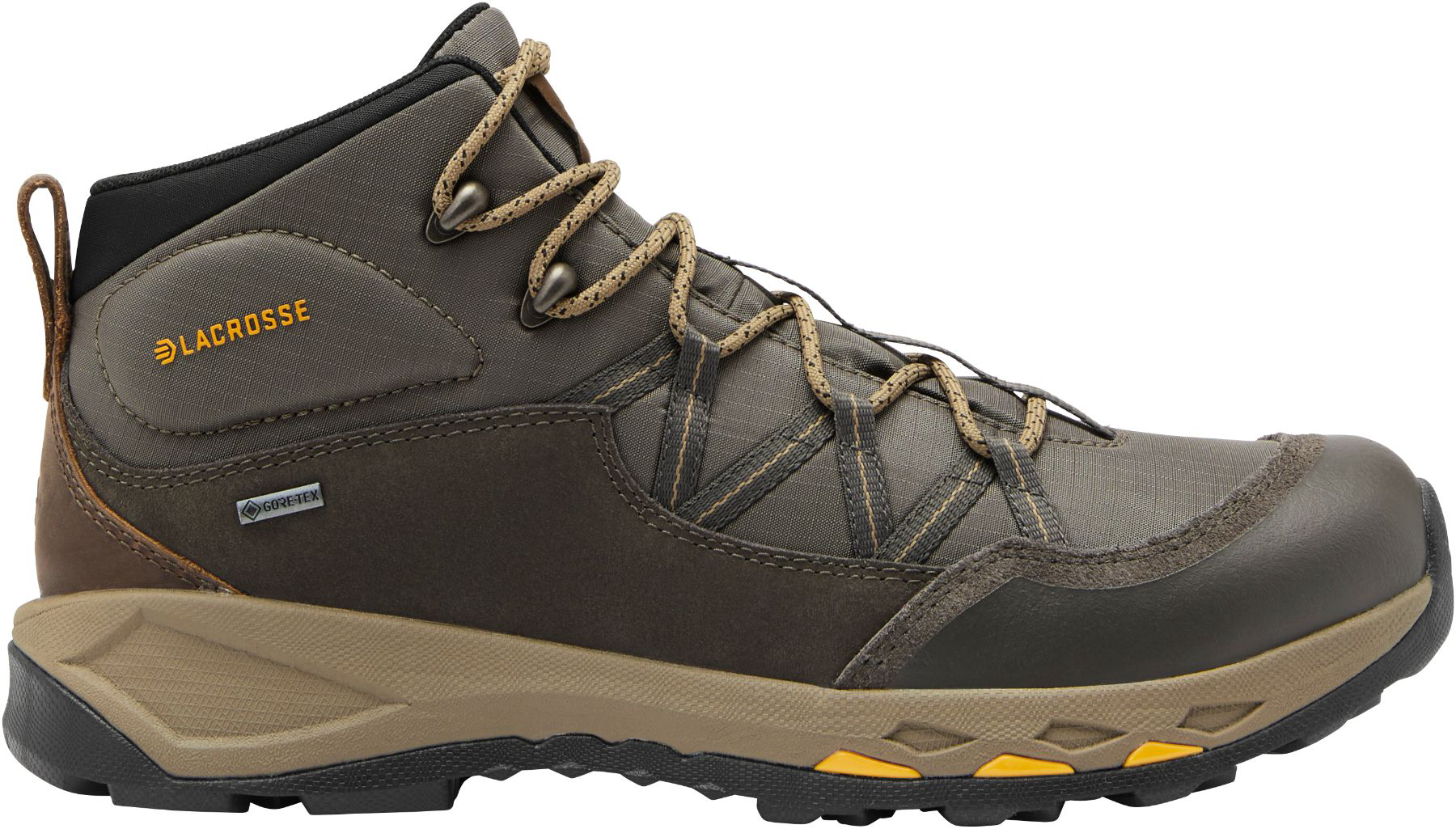 Image of LaCrosse San Juan Mid GTX Waterproof Hunting Boots for Men - Dark Olive - 13W