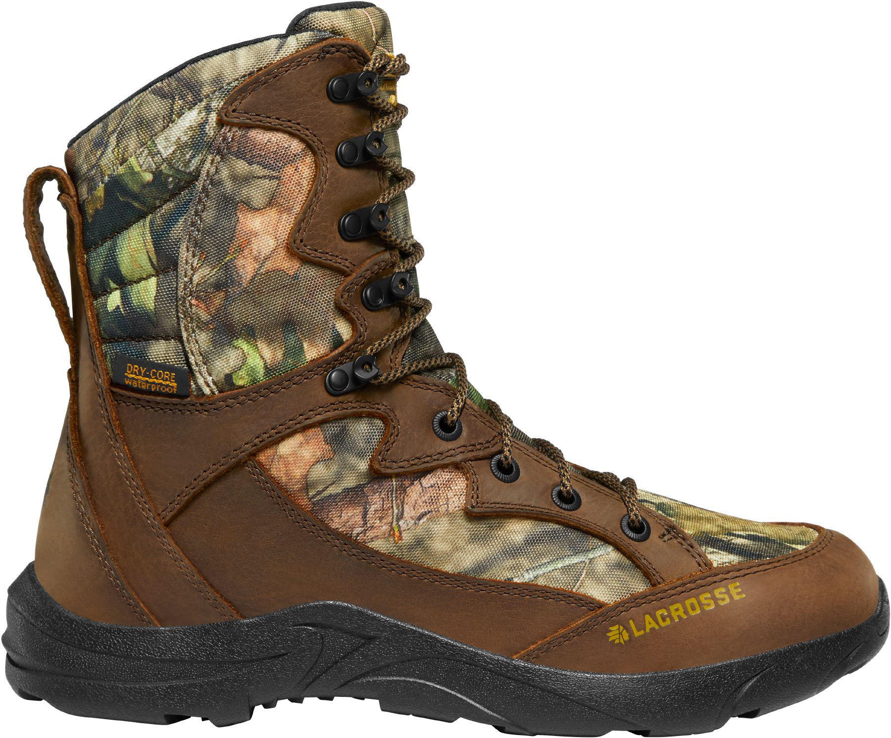 Image of LaCrosse Clear Shot Waterproof Hunting Boots for Men - Mossy Oak Break-Up Country - 7.5M