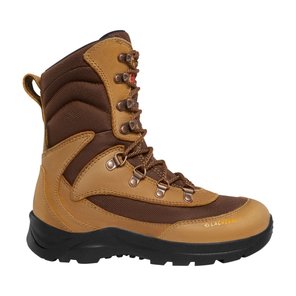 LaCrosse Clear Shot 8″ 800-Gram Waterproof Hunting Boots for Ladies - Brown - 5M