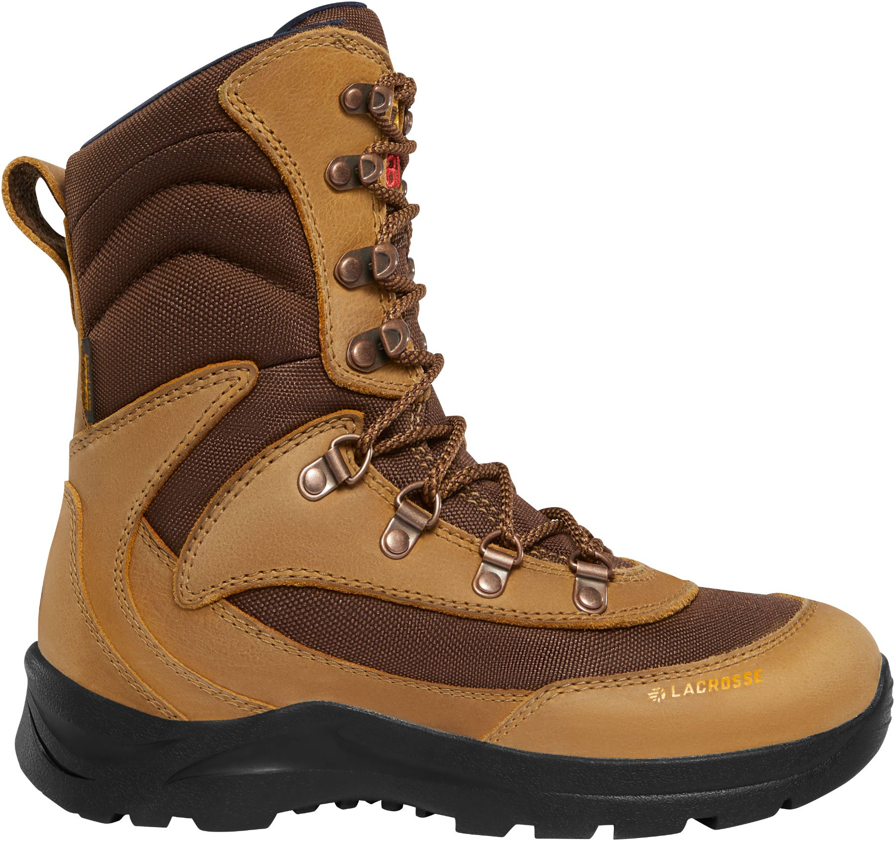 Image of "LaCrosse Clear Shot 8"" 800-Gram Waterproof Hunting Boots for Ladies - Brown - 6.5M"