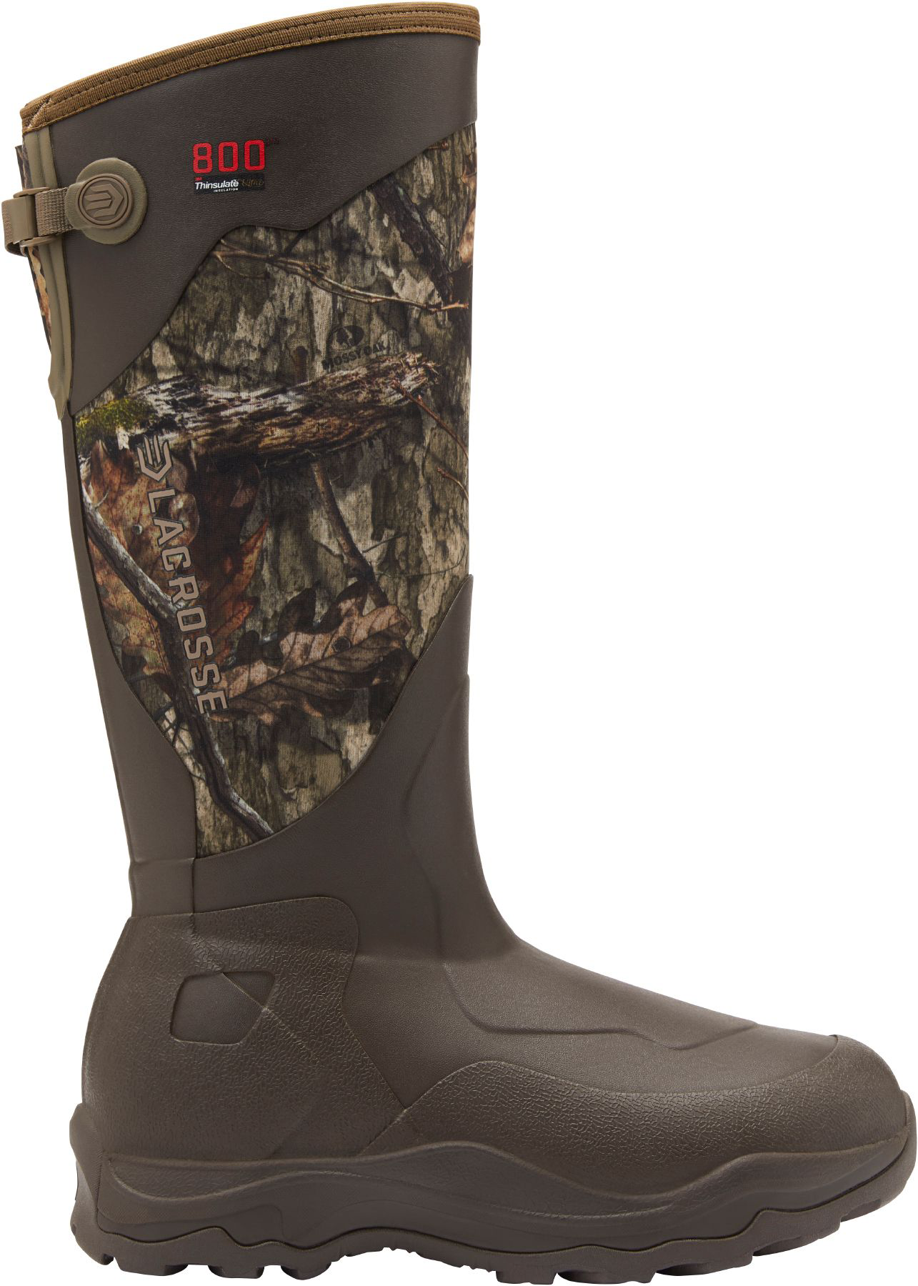 Image of LaCrosse Alpha Agility 800 Insulated Waterproof Hunting Boots for Men - Mossy Oak Country DNA - 7M